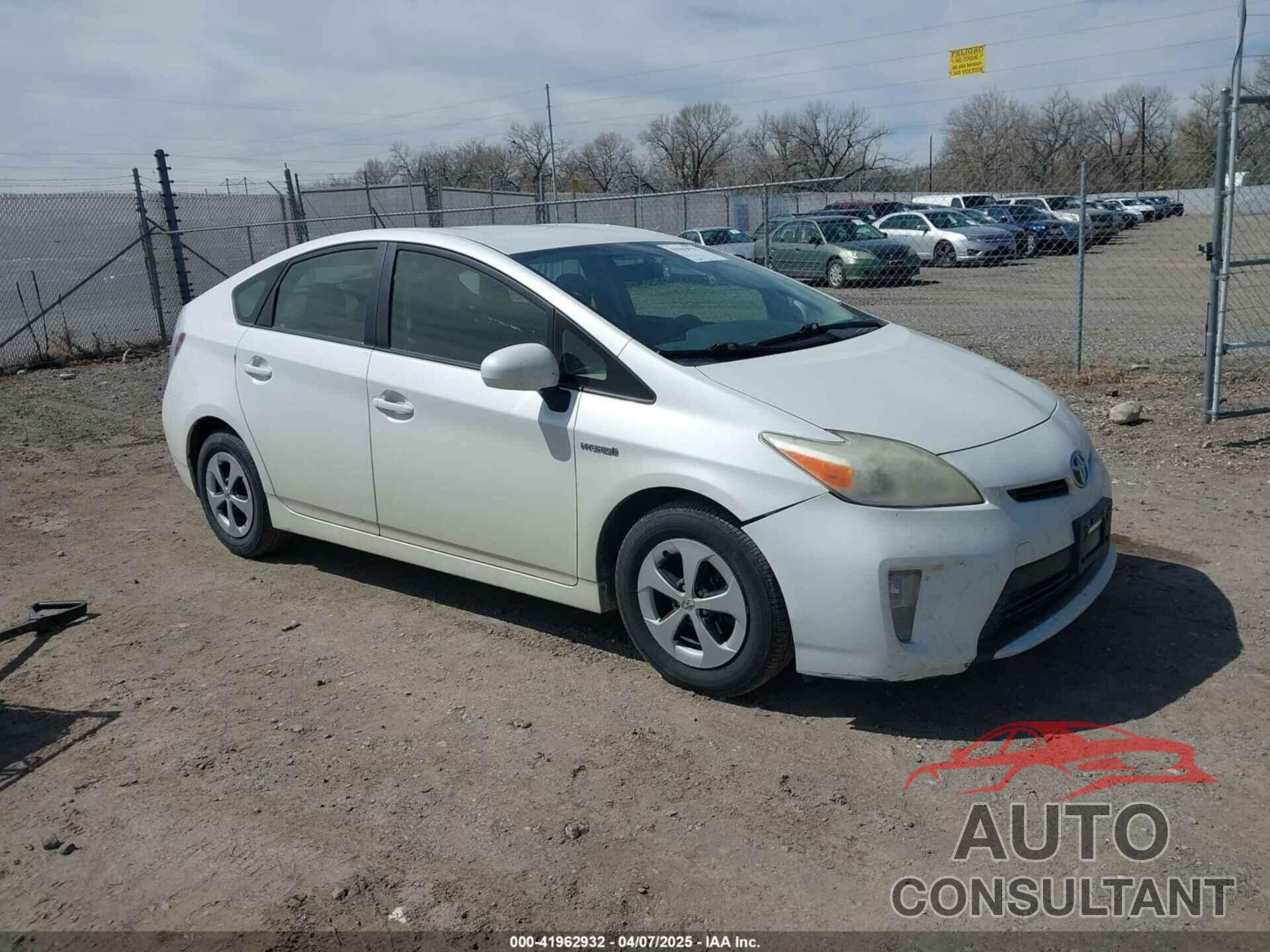 TOYOTA PRIUS 2013 - JTDKN3DU4D0354893
