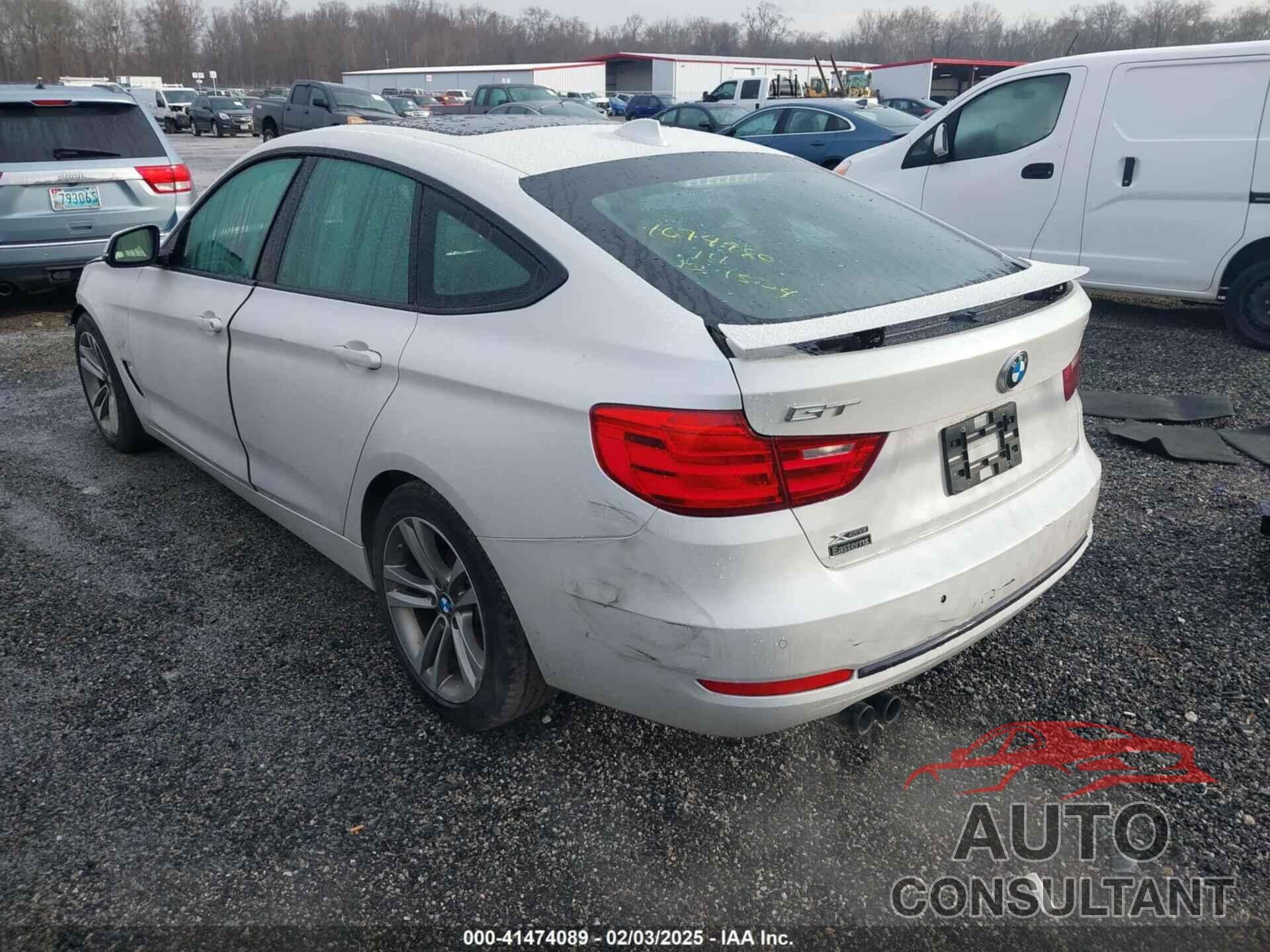 BMW 328I GRAN TURISMO 2016 - WBA8Z5C51GGS37544