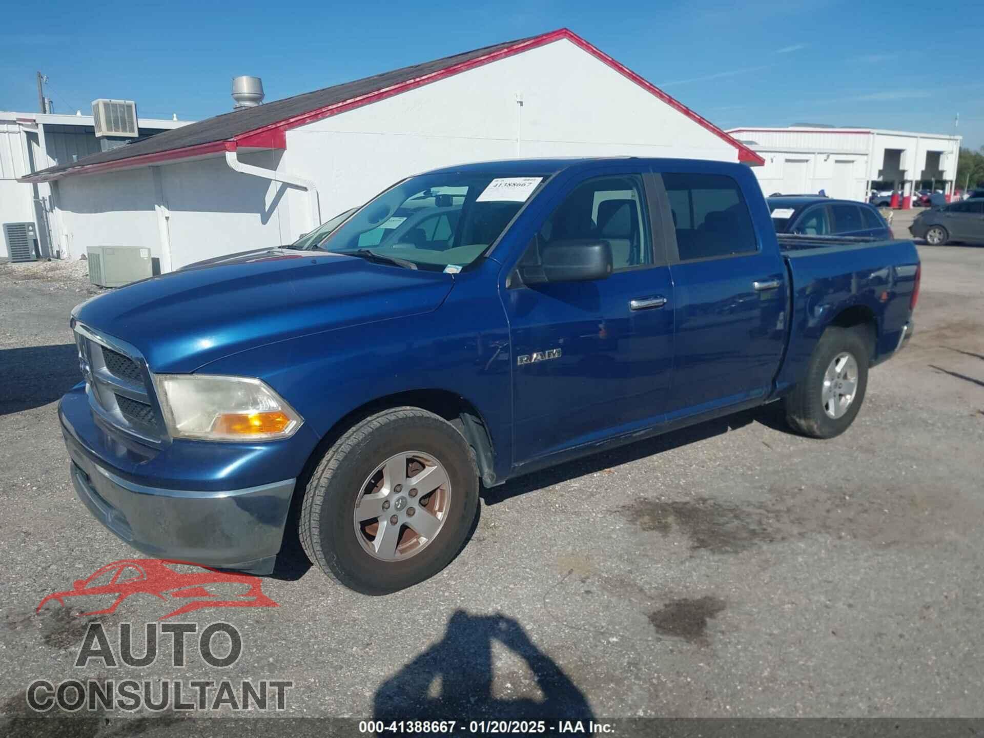 DODGE RAM 1500 2009 - 1D3HB13P89S782116