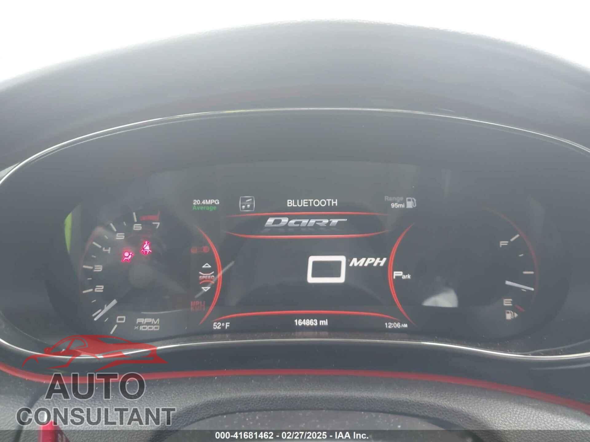 DODGE DART 2014 - 1C3CDFEB7ED698903