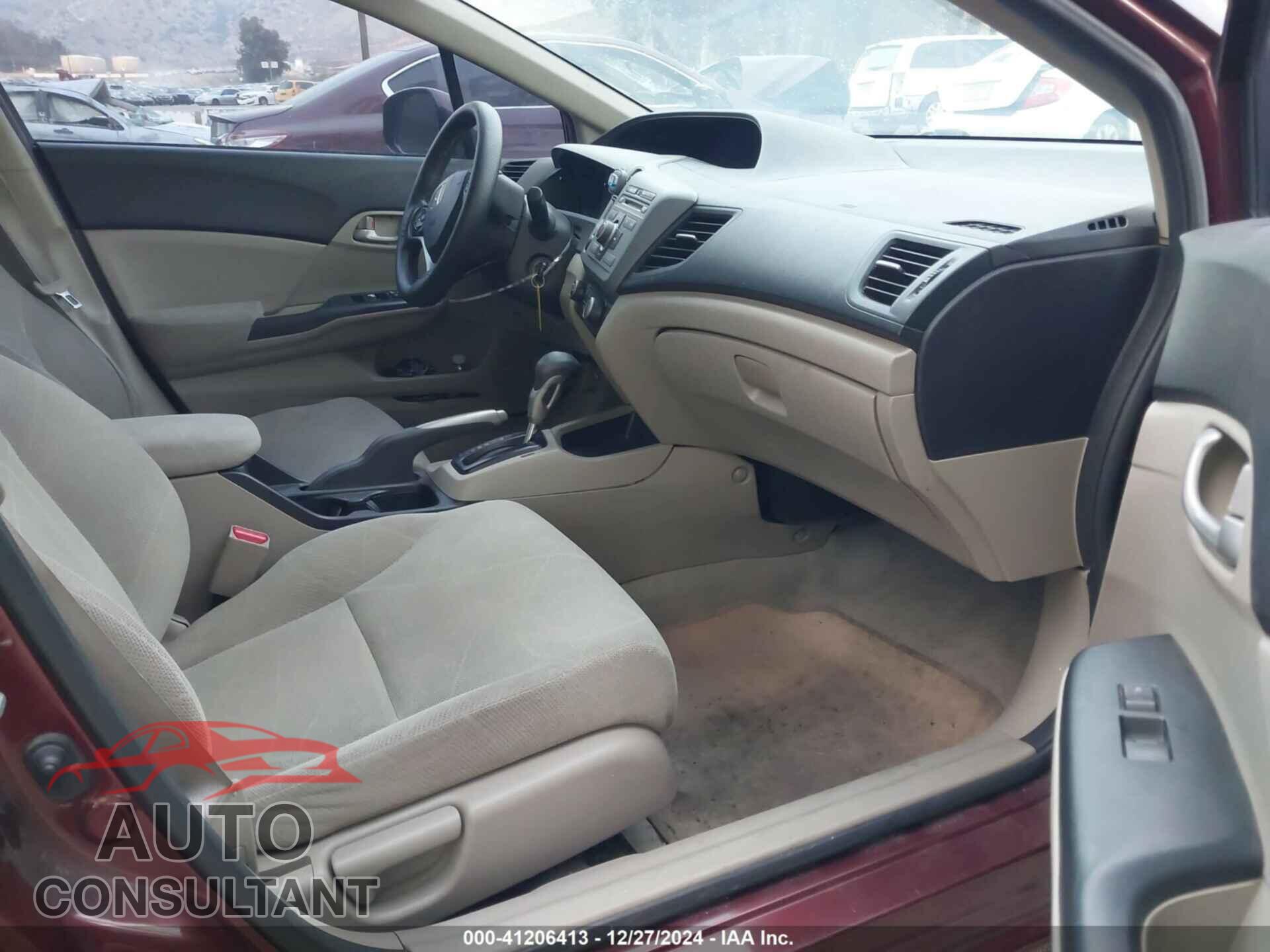 HONDA CIVIC SDN 2012 - JHMFB2F50CS005497
