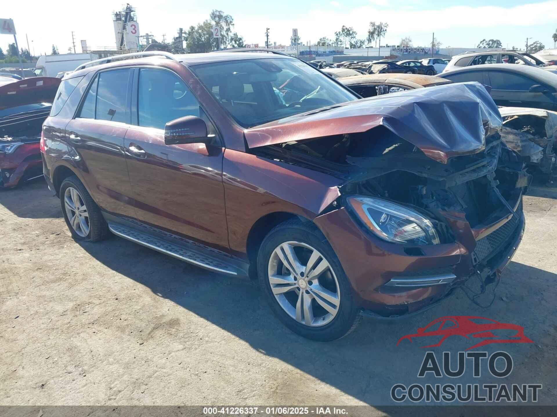 MERCEDES-BENZ ML 350 2013 - 4JGDA5JB8DA156861