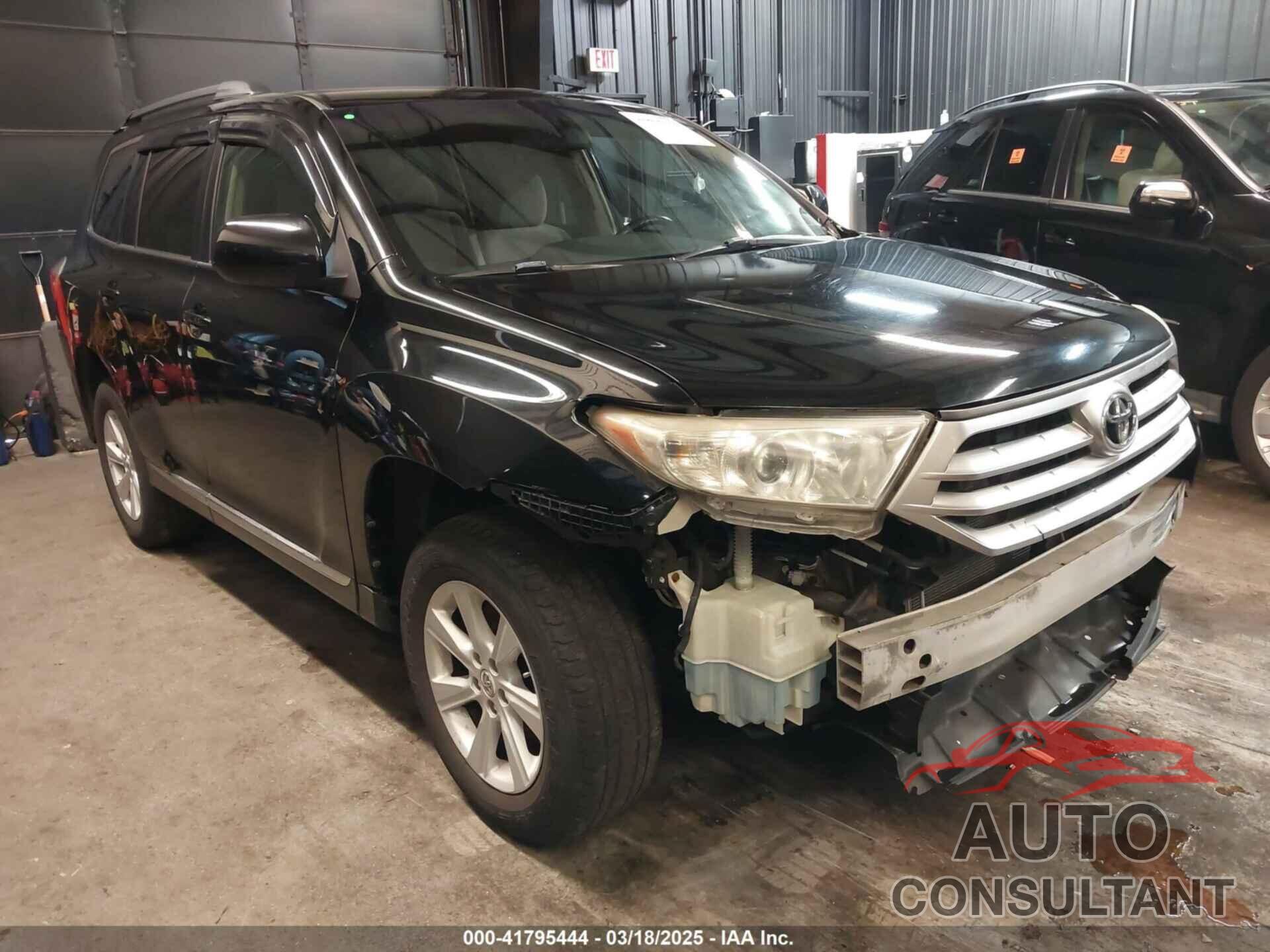 TOYOTA HIGHLANDER 2013 - 5TDZA3EH8DS032069