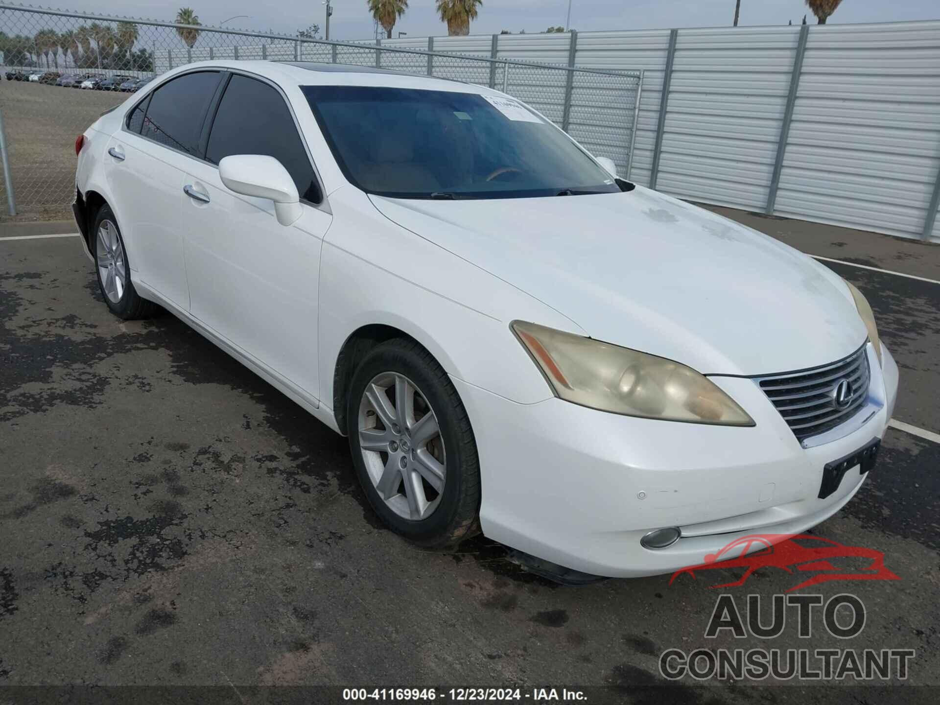 LEXUS ES 350 2009 - JTHBJ46G792302855