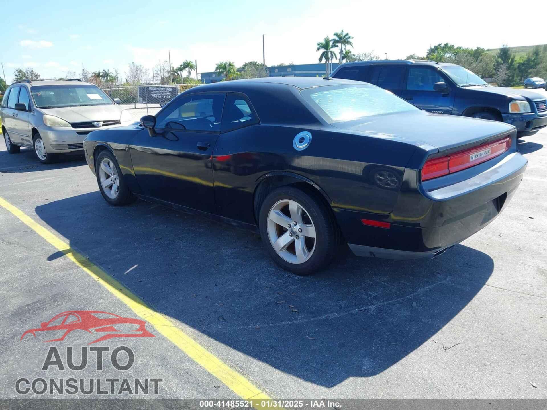 DODGE CHALLENGER 2012 - 2C3CDYAG3CH130970