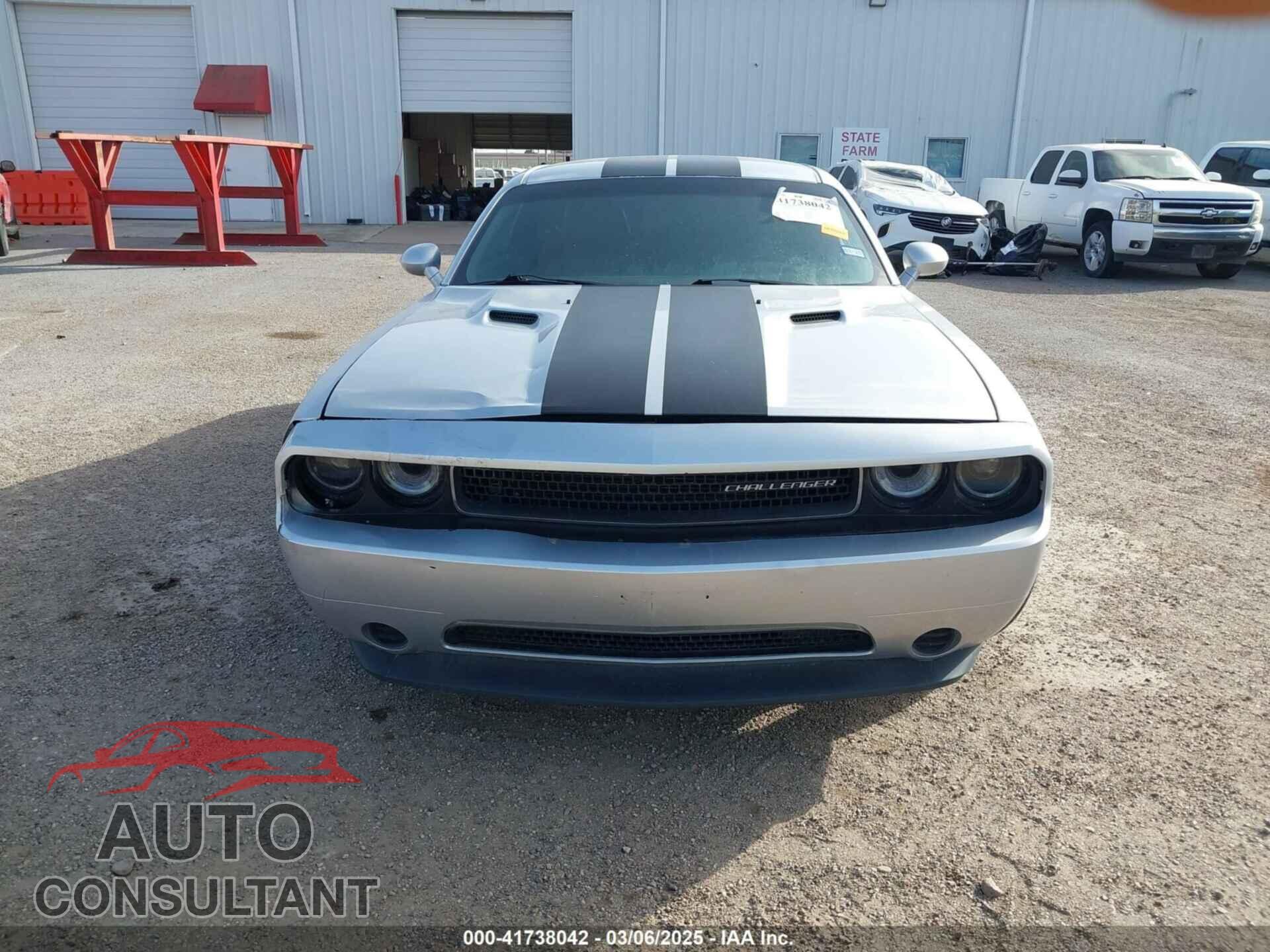 DODGE CHALLENGER 2012 - 2C3CDYAG9CH104972