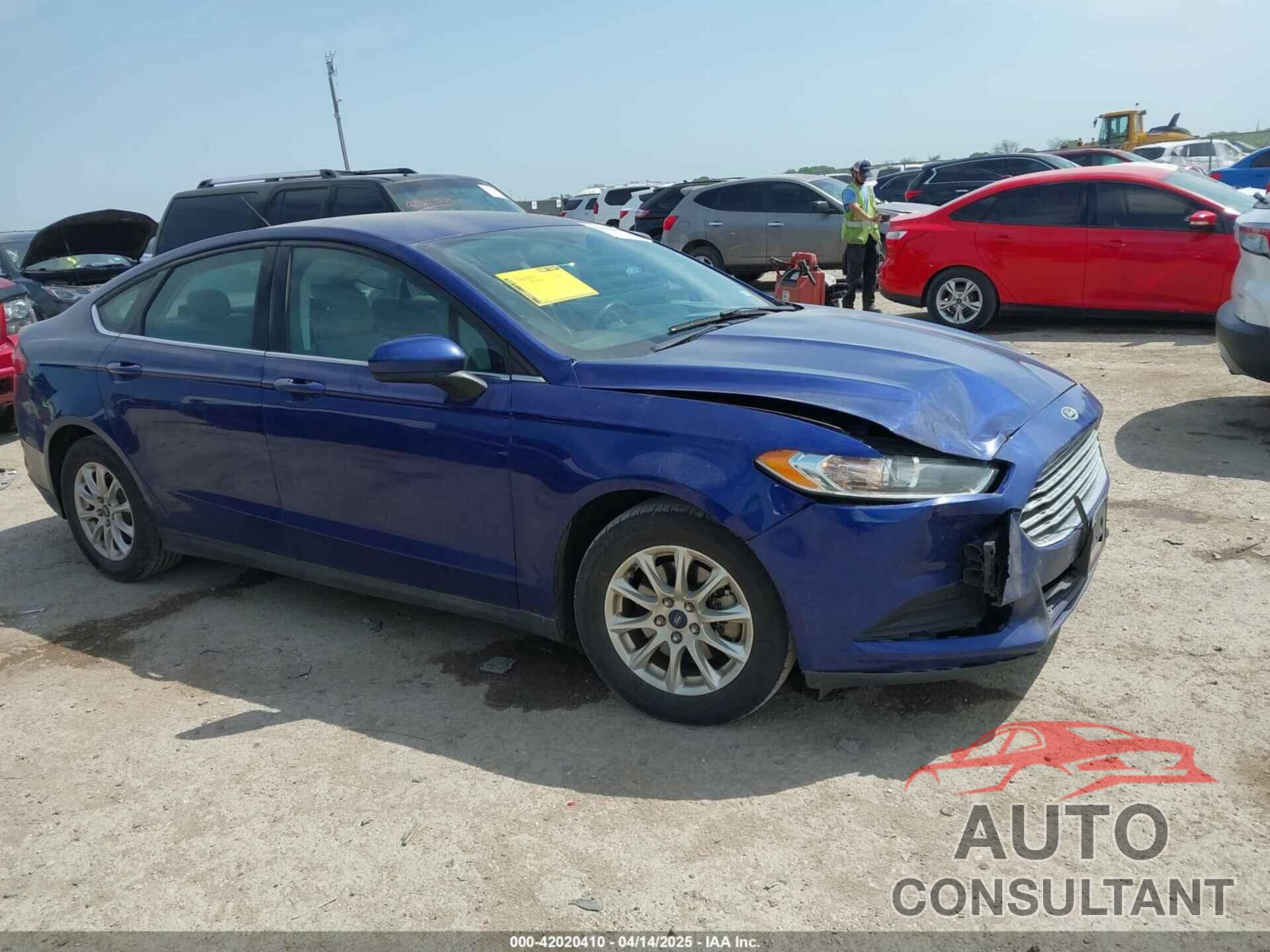 FORD FUSION 2016 - 3FA6P0G7XGR263248