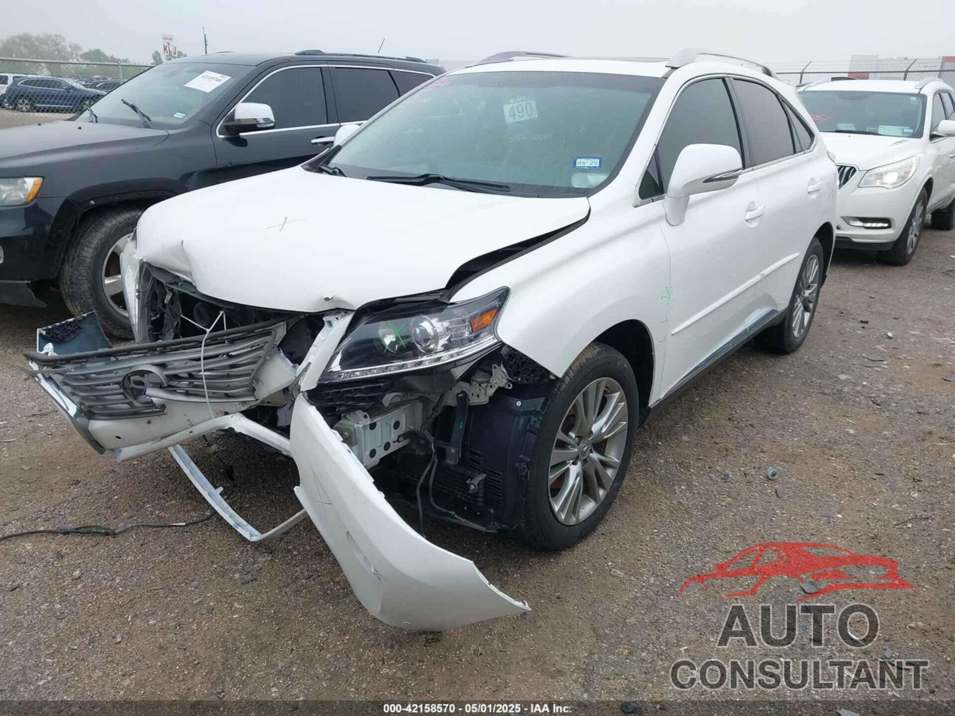 LEXUS RX 350 2014 - JTJZK1BA0E2011201