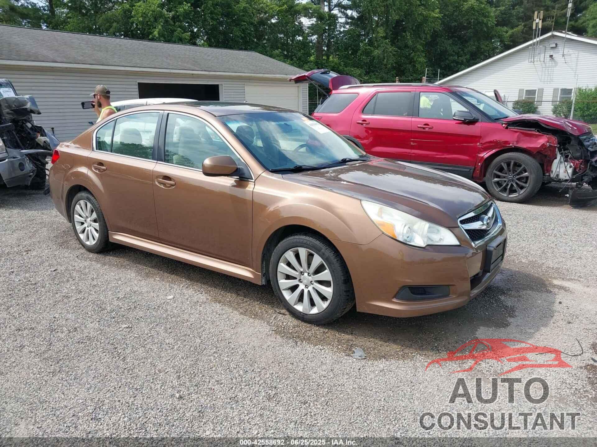 SUBARU LEGACY 2011 - 4S3BMDL60B2210531