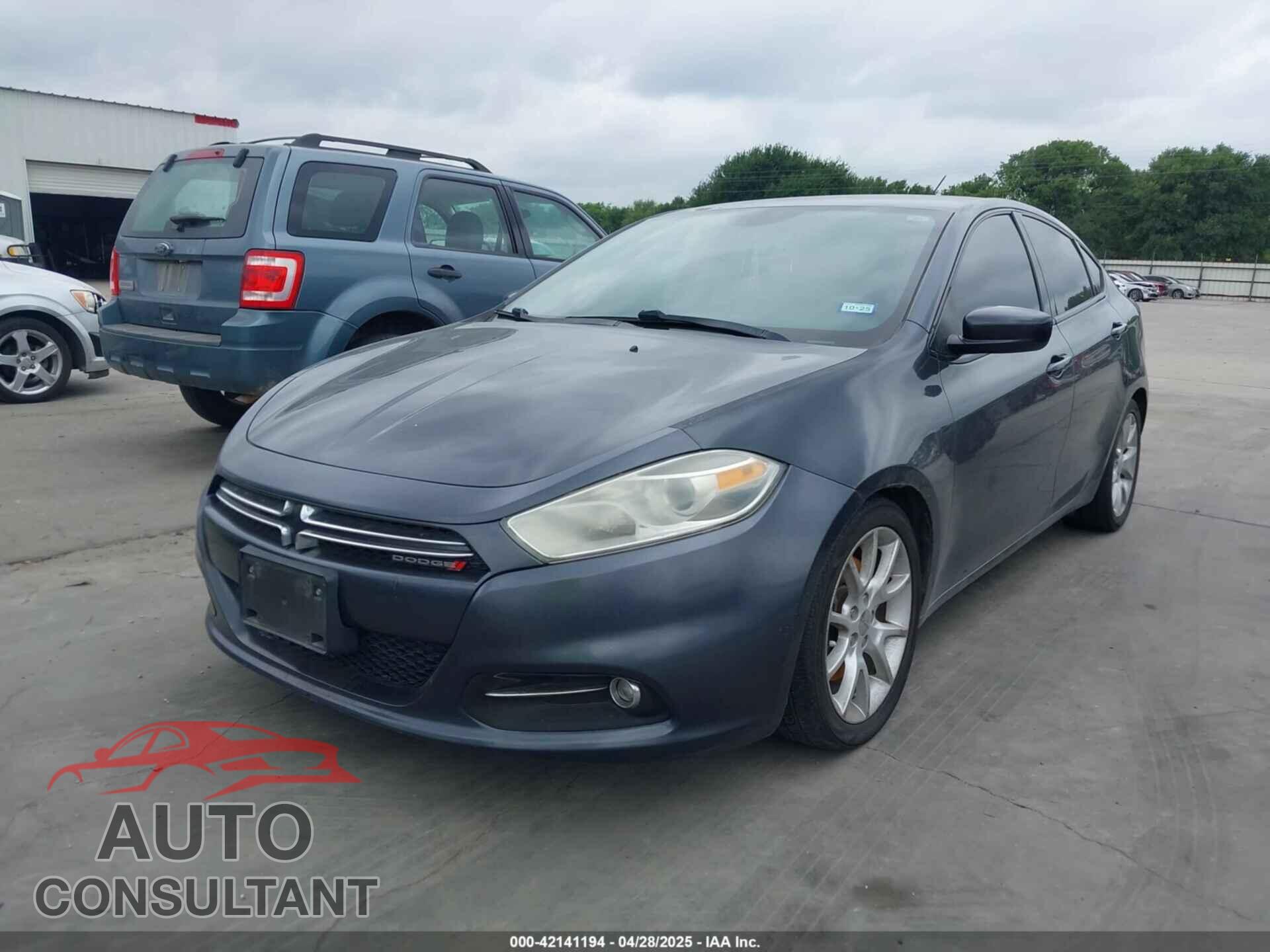 DODGE DART 2013 - 1C3CDFBA7DD170658