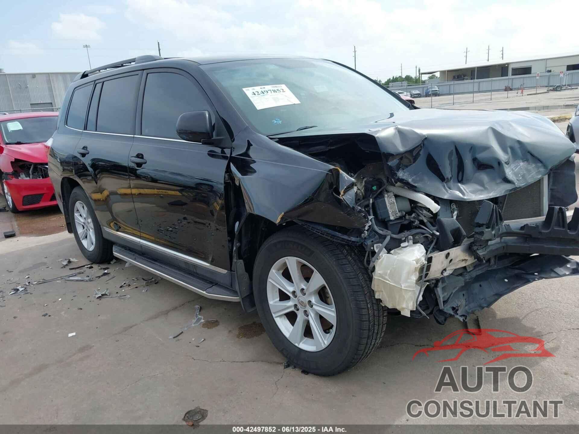 TOYOTA HIGHLANDER 2013 - 5TDZK3EH3DS114076