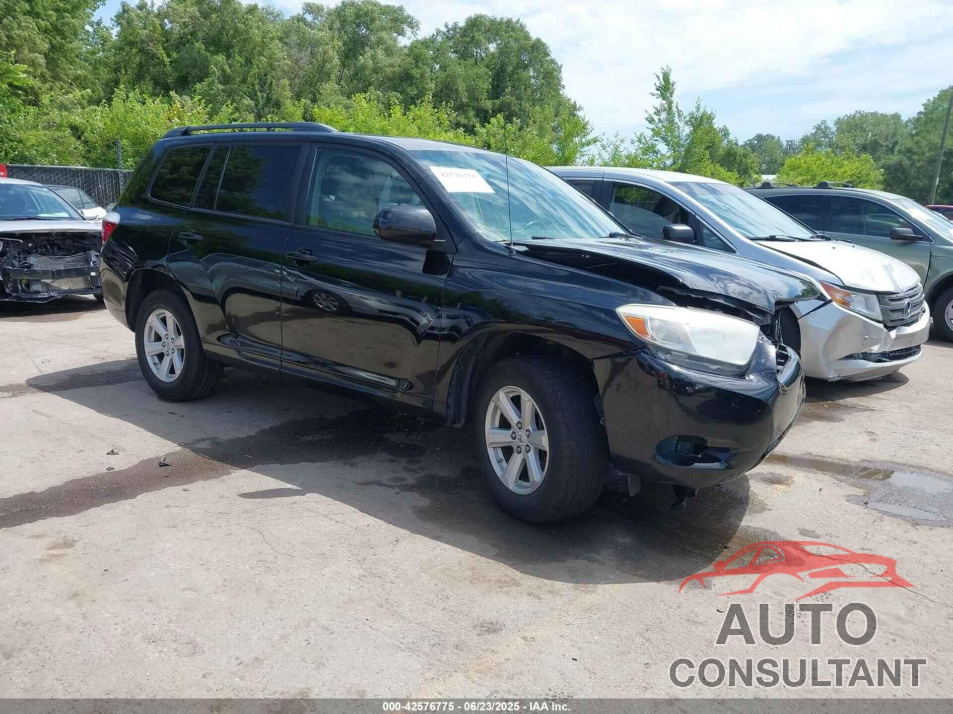 TOYOTA HIGHLANDER 2010 - 5TDZA3EH8AS004526