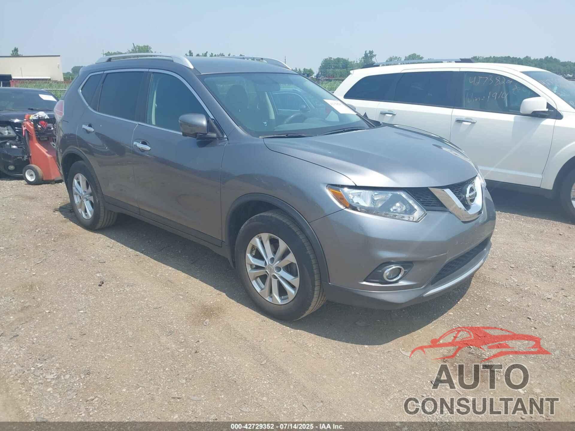 NISSAN ROGUE 2016 - KNMAT2MV5GP656709