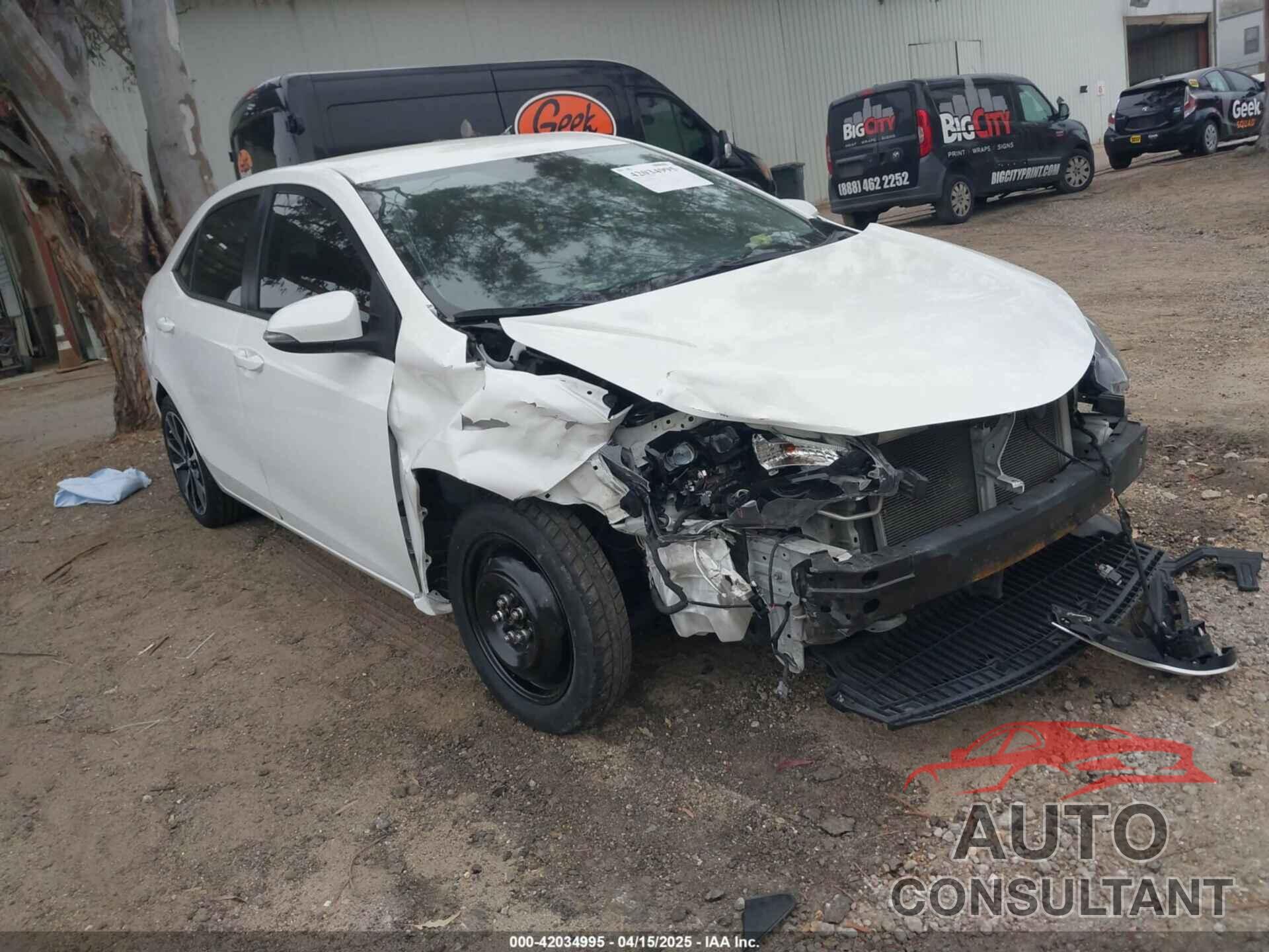 TOYOTA COROLLA 2019 - 5YFBURHE3KP895705