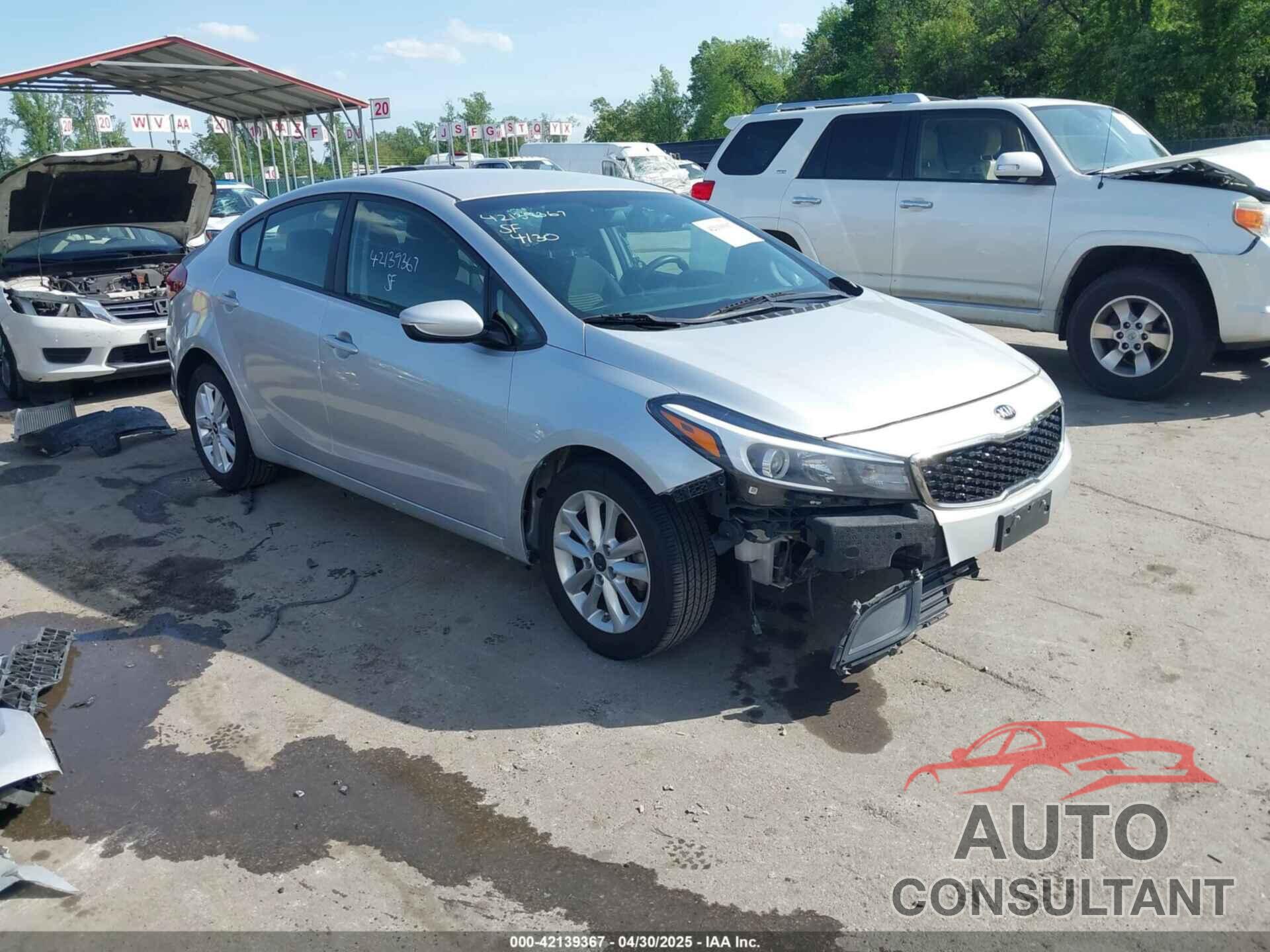 KIA FORTE 2017 - 3KPFL4A78HE051978