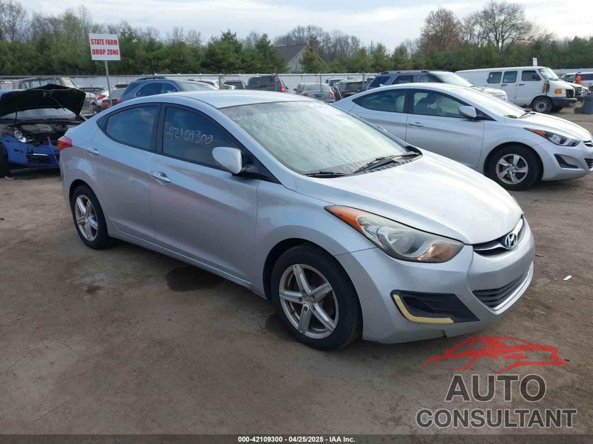 HYUNDAI ELANTRA 2011 - 5NPDH4AE6BH059619