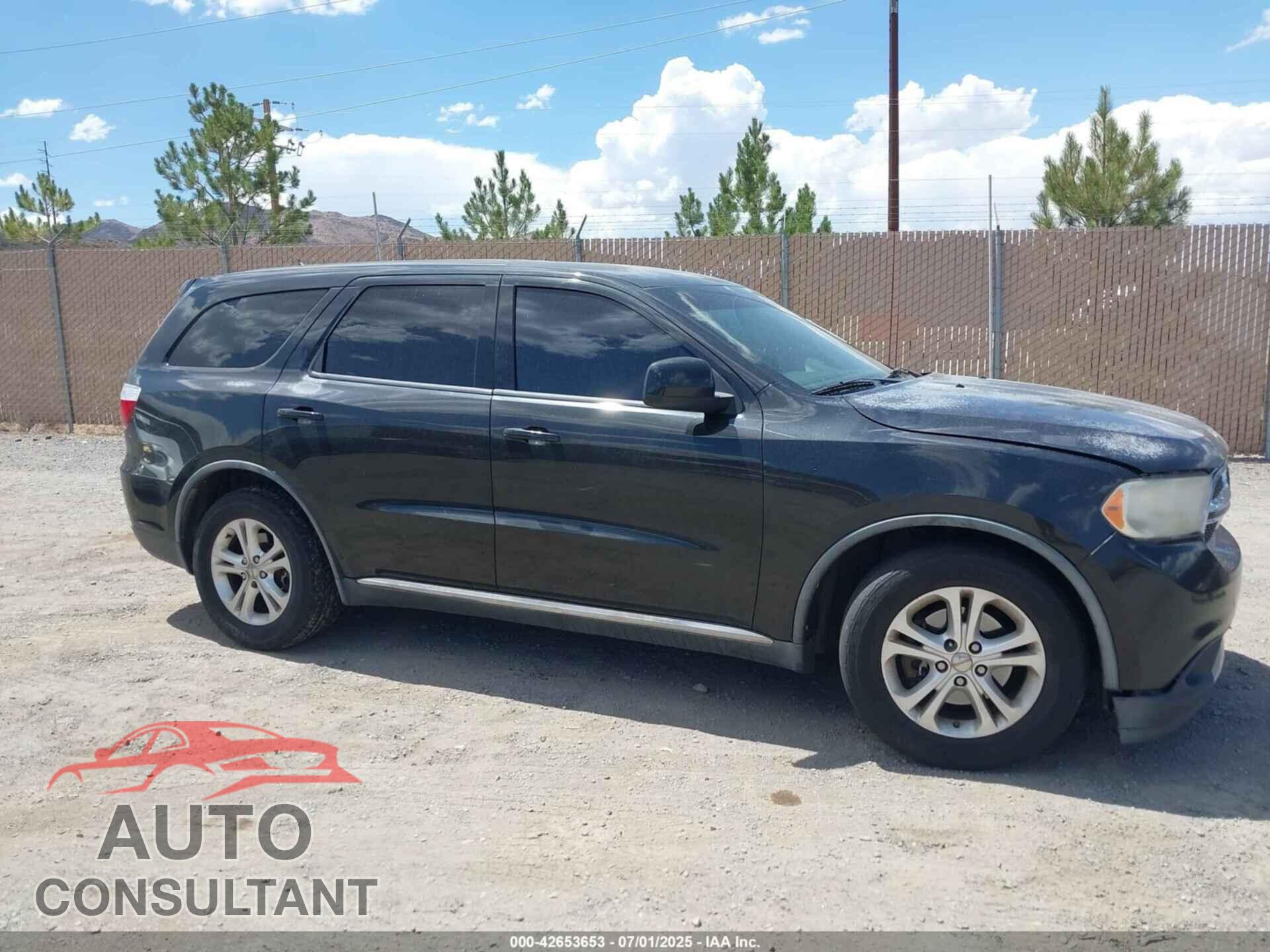 DODGE DURANGO 2012 - 1C4RDJAG0CC206726