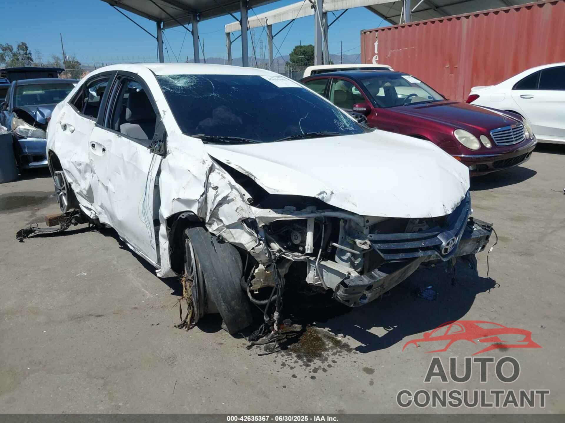 TOYOTA COROLLA 2016 - 5YFBURHE2GP561432