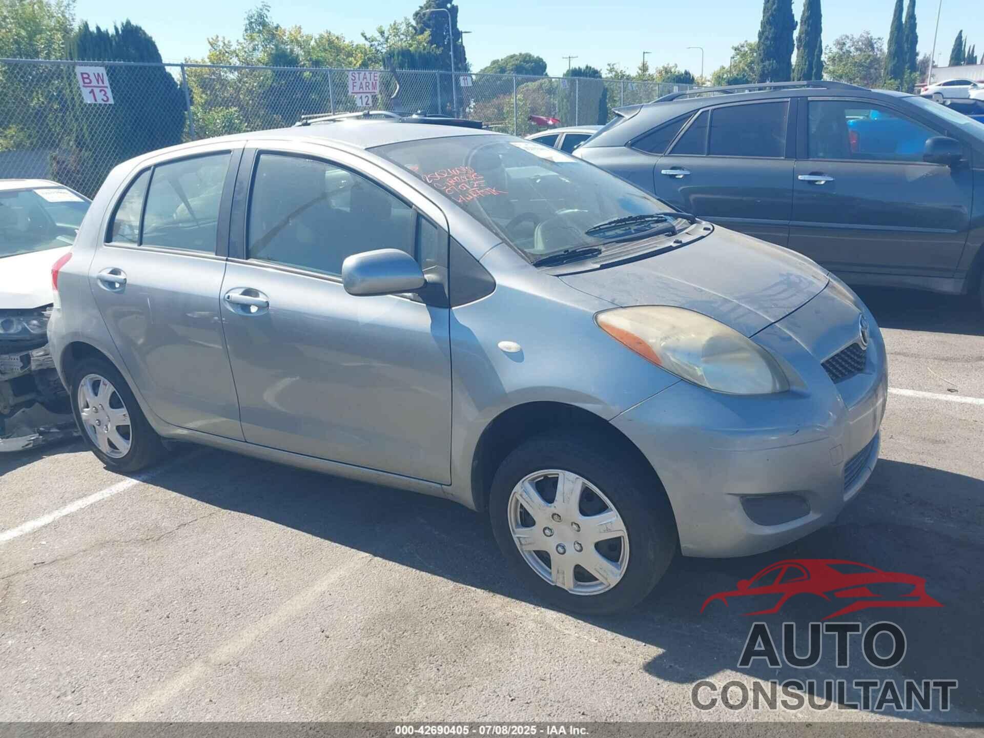 TOYOTA YARIS 2010 - JTDKT4K34A5318562