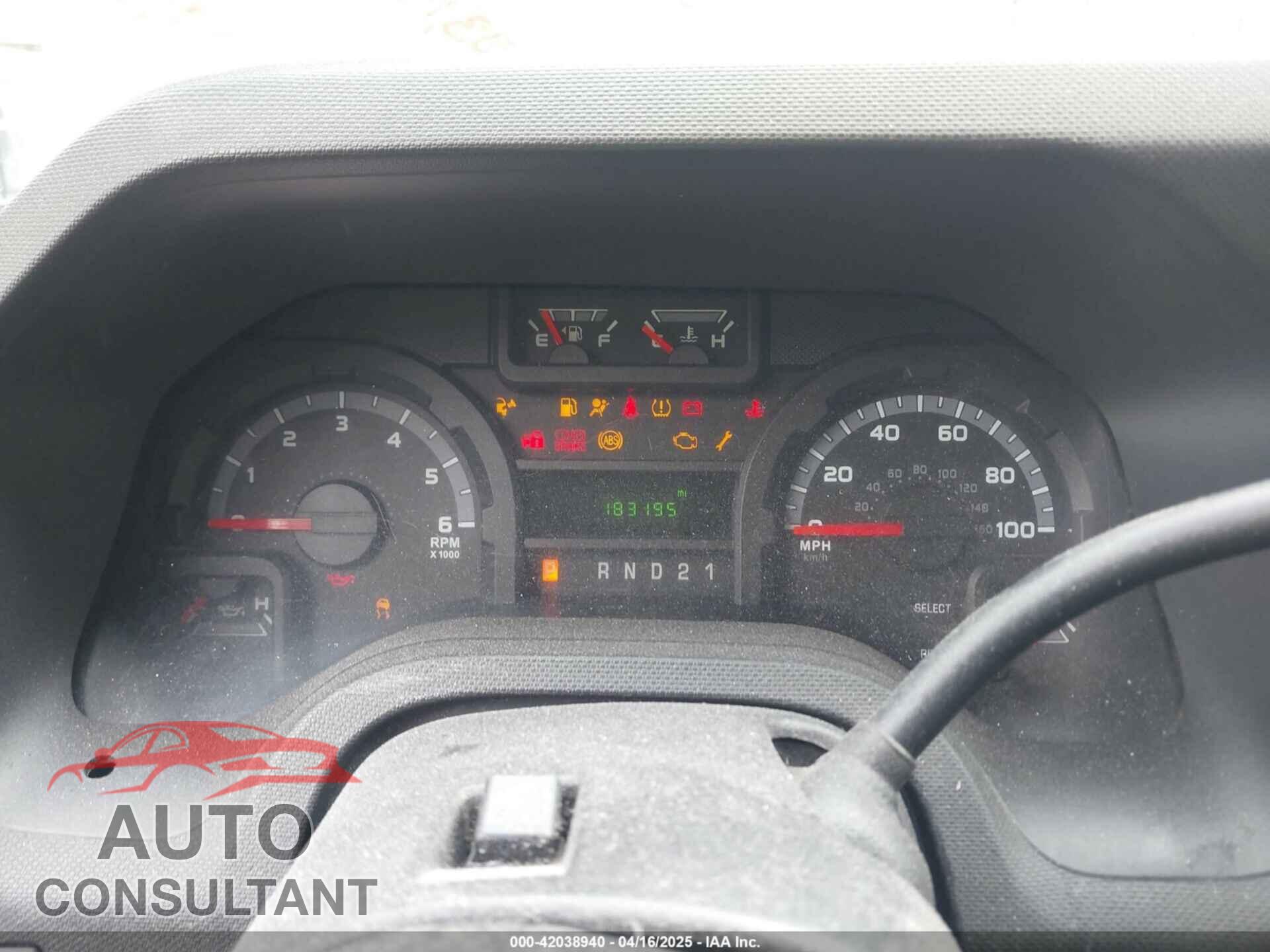FORD E-150 2010 - 1FTNE1EW0ADA90738