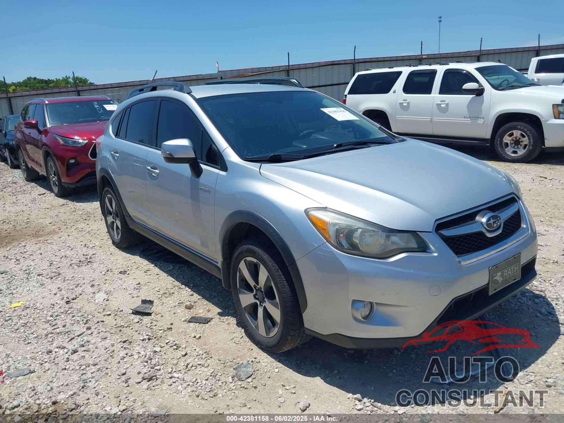 SUBARU XV CROSSTREK HYBRID 2014 - JF2GPBCC3EH235420