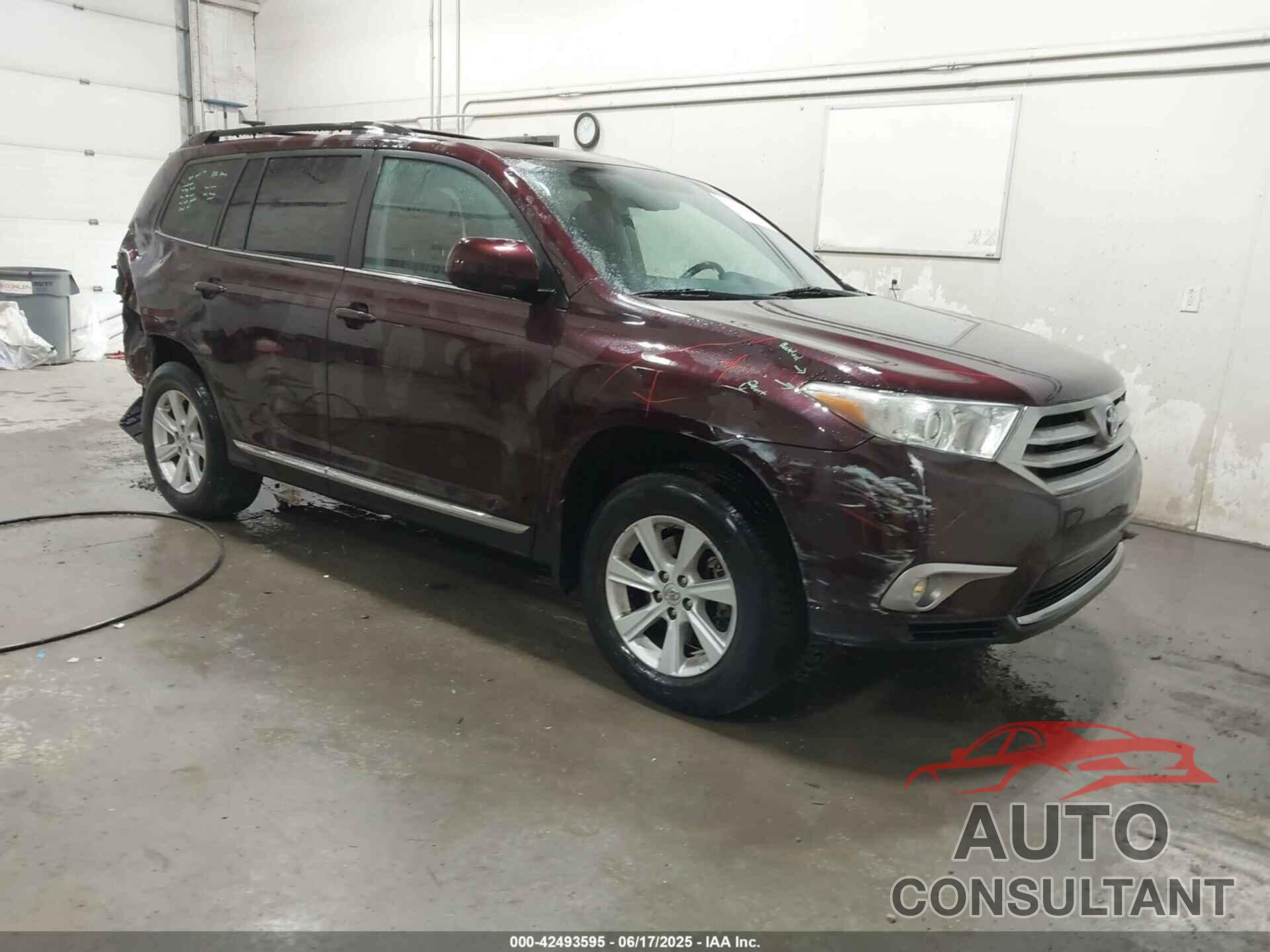 TOYOTA HIGHLANDER 2013 - 5TDBK3EH7DS252754