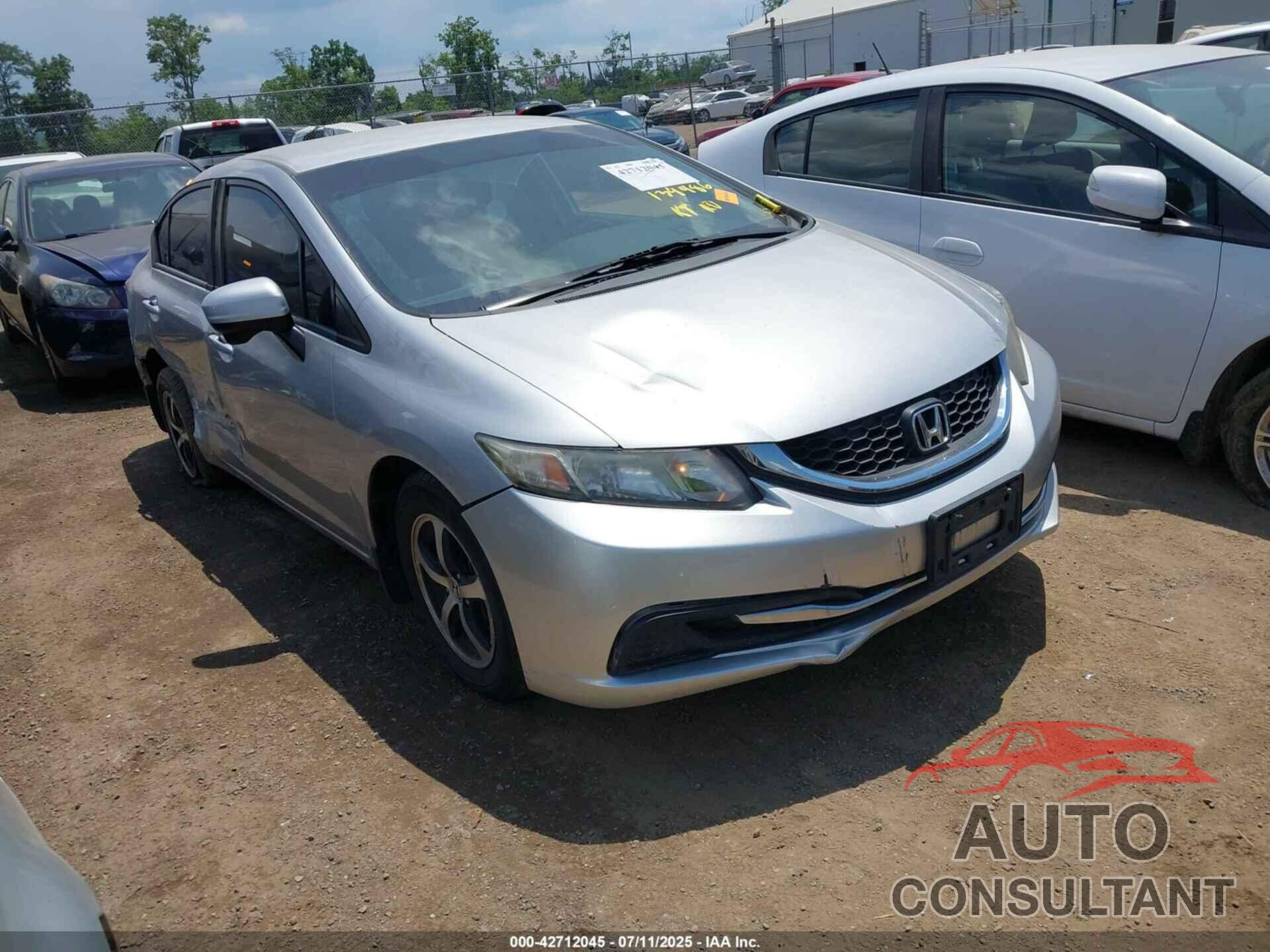 HONDA CIVIC 2015 - 19XFB2F73FE104907
