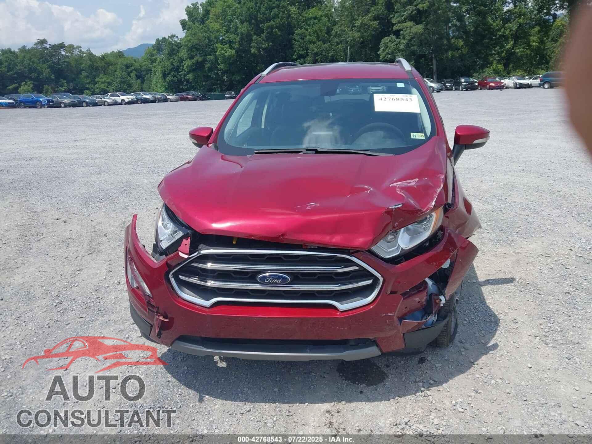 FORD ECOSPORT 2021 - MAJ6S3KL8MC451037
