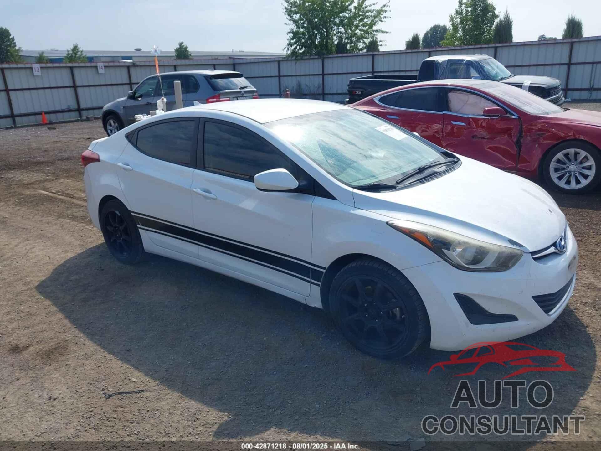 HYUNDAI ELANTRA 2015 - 5NPDH4AE6FH642035