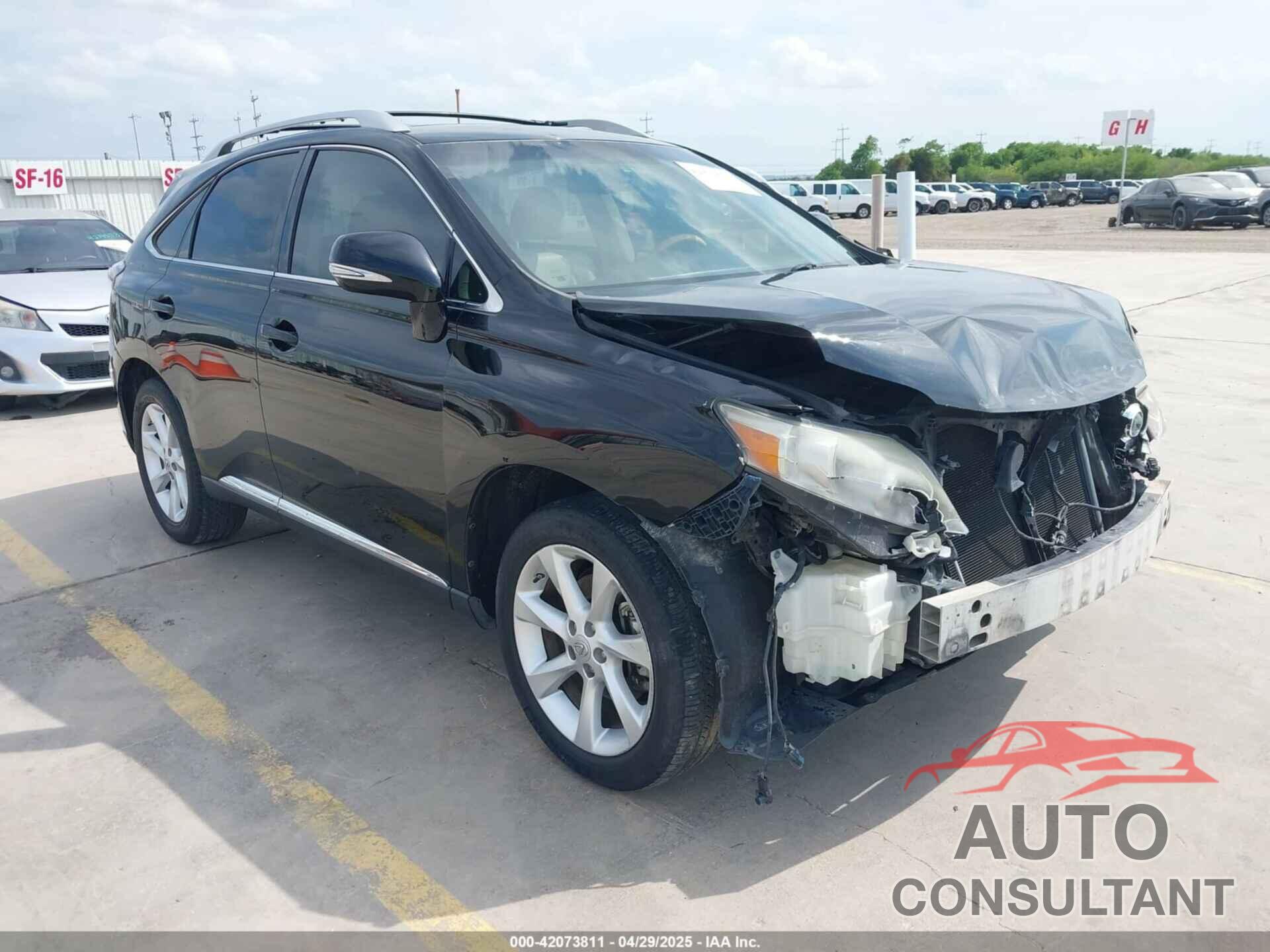 LEXUS RX 350 2010 - 2T2ZK1BA1AC030236
