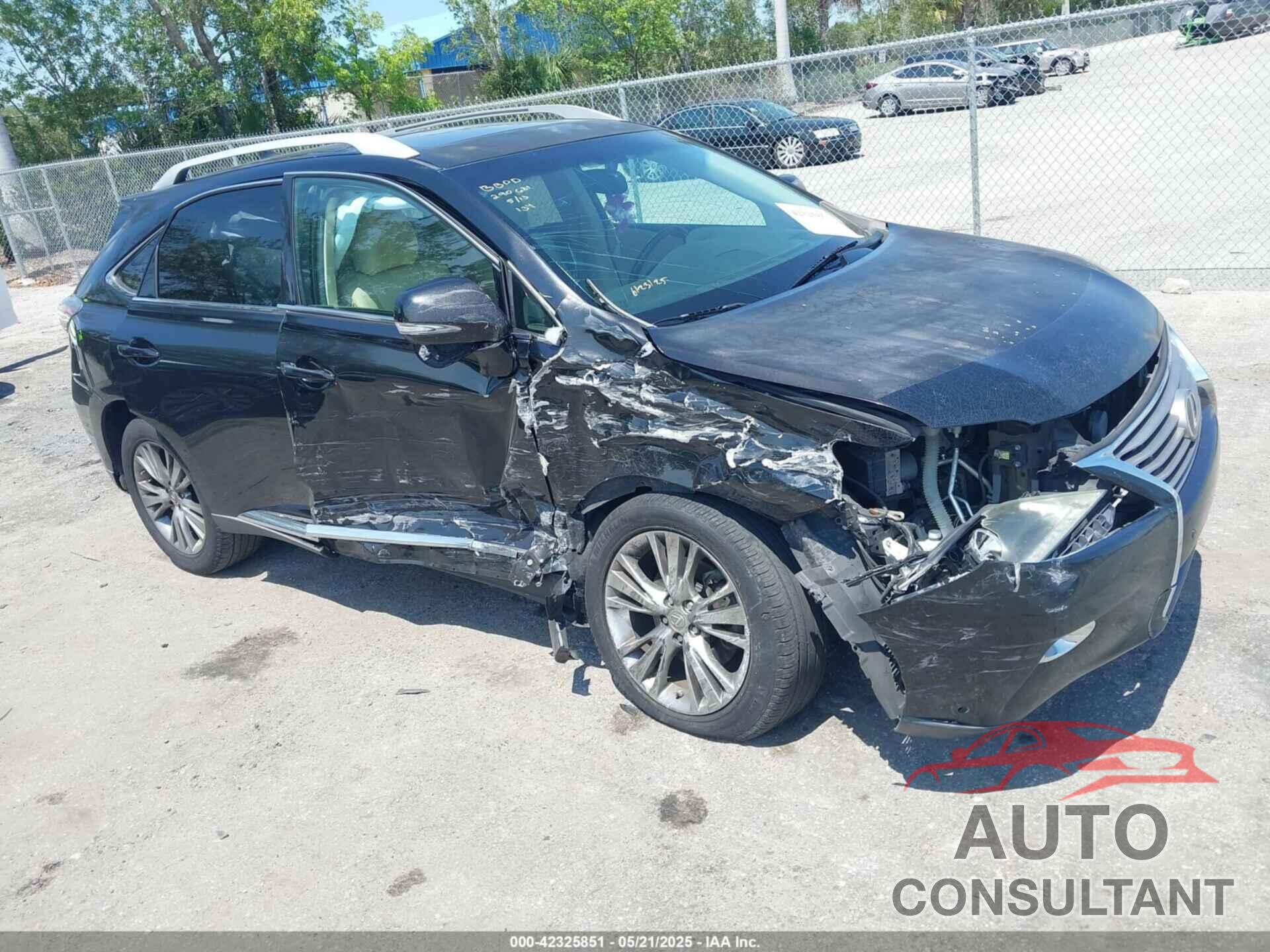 LEXUS RX 350 2014 - 2T2ZK1BA3EC133423