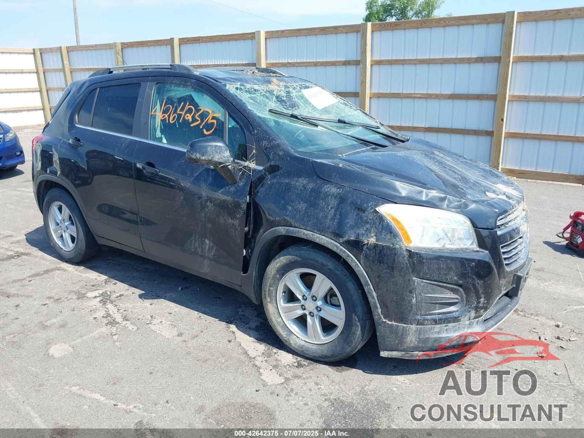 CHEVROLET TRAX 2015 - 3GNCJLSB2FL217658