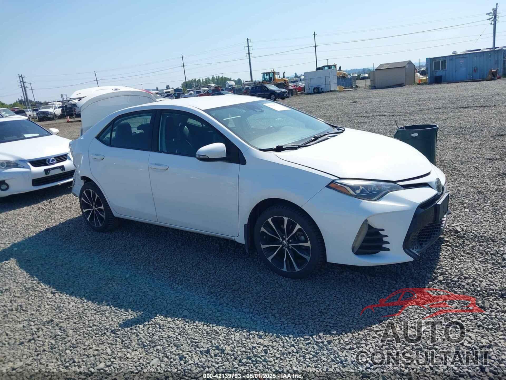 TOYOTA COROLLA 2019 - 2T1BURHE7KC192303