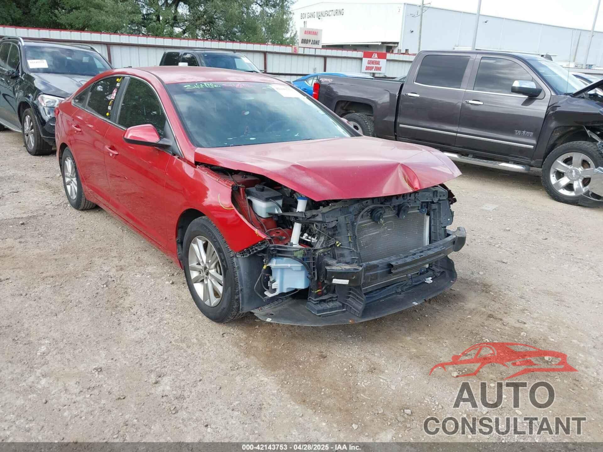 HYUNDAI SONATA 2017 - 5NPE24AF1HH540501