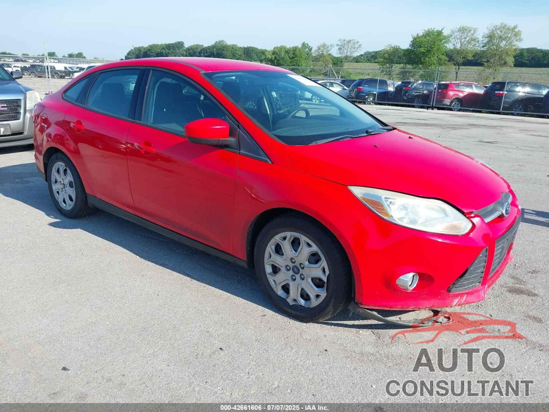 FORD FOCUS 2012 - 1FAHP3F25CL324255
