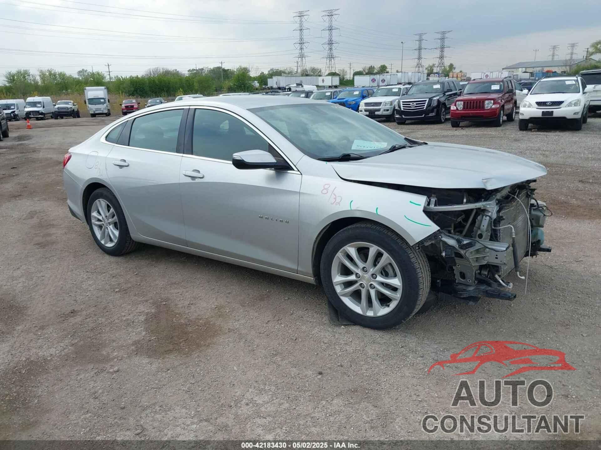 CHEVROLET MALIBU 2016 - 1G1ZE5ST4GF310634