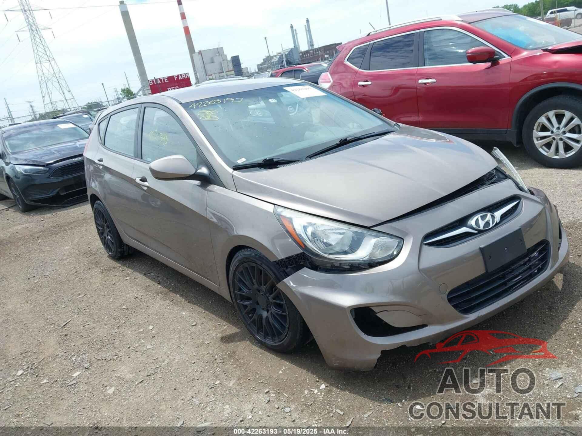 HYUNDAI ACCENT 2012 - KMHCU5AE1CU006231