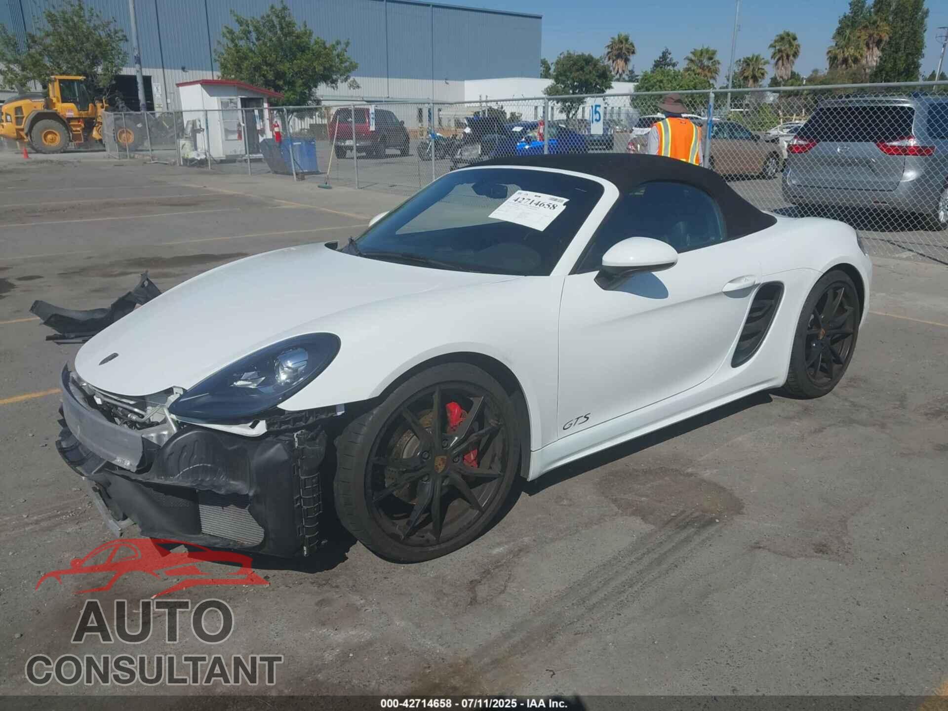 PORSCHE 718 BOXSTER 2019 - WP0CB2A8XKS228179