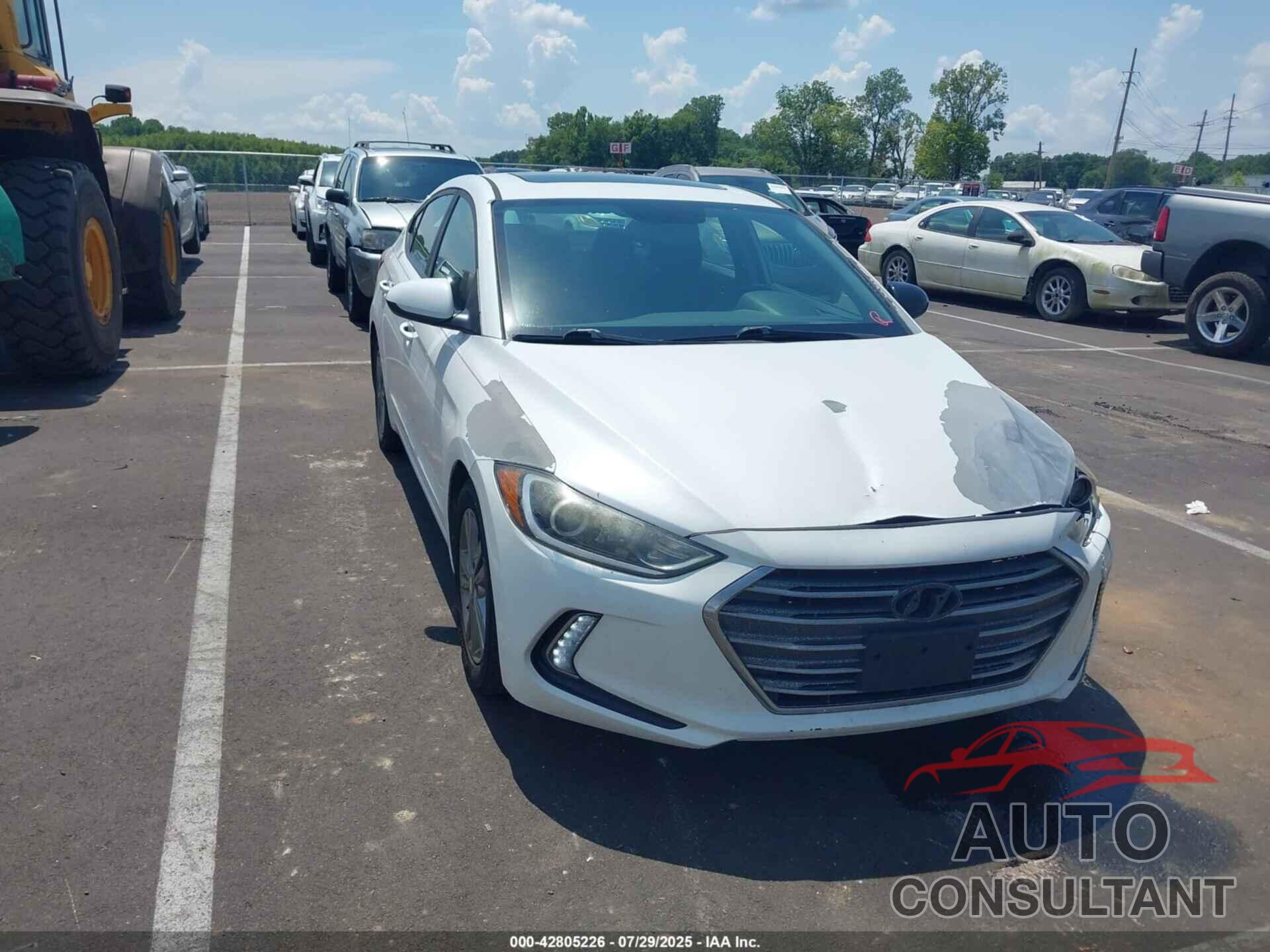HYUNDAI ELANTRA 2017 - 5NPD84LF2HH172076