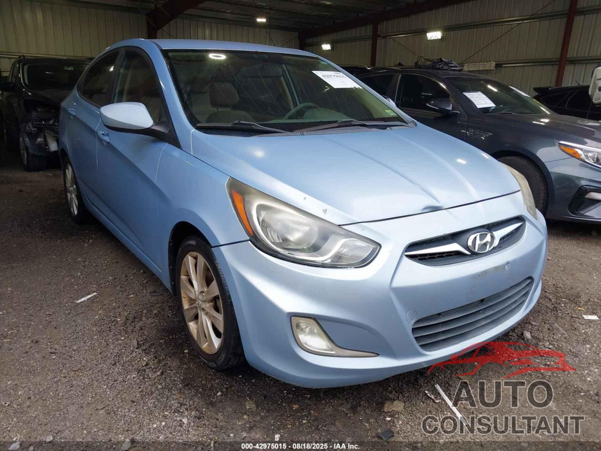 HYUNDAI ACCENT 2012 - KMHCU4AE3CU042318