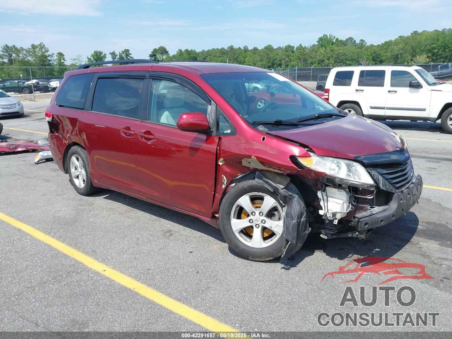 TOYOTA SIENNA 2012 - 5TDKK3DC2CS238720