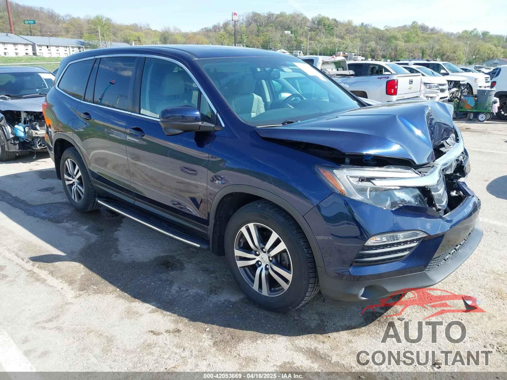 HONDA PILOT 2016 - 5FNYF6H53GB078174