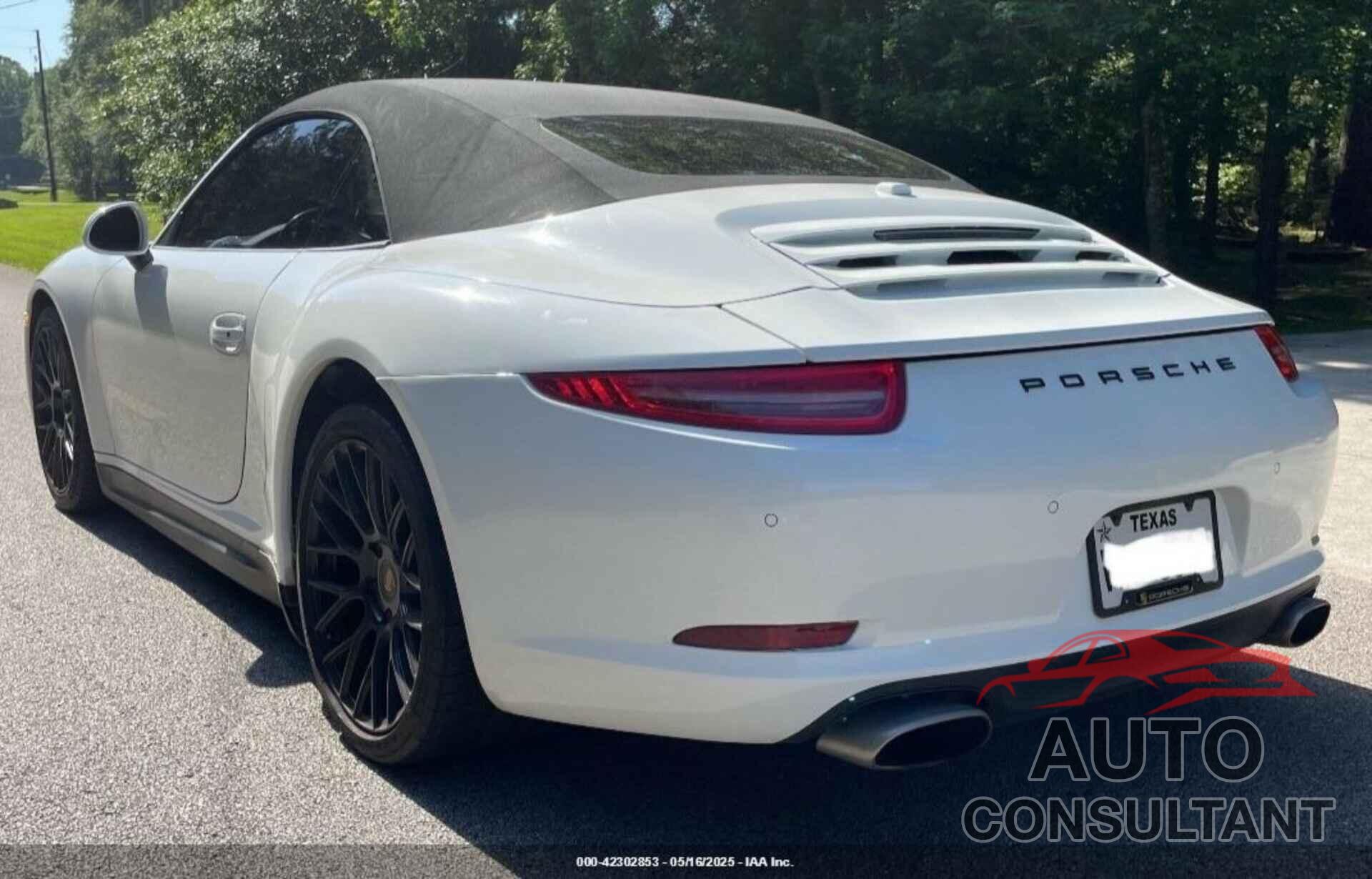 PORSCHE 911 2014 - WP0CA2A92ES140453