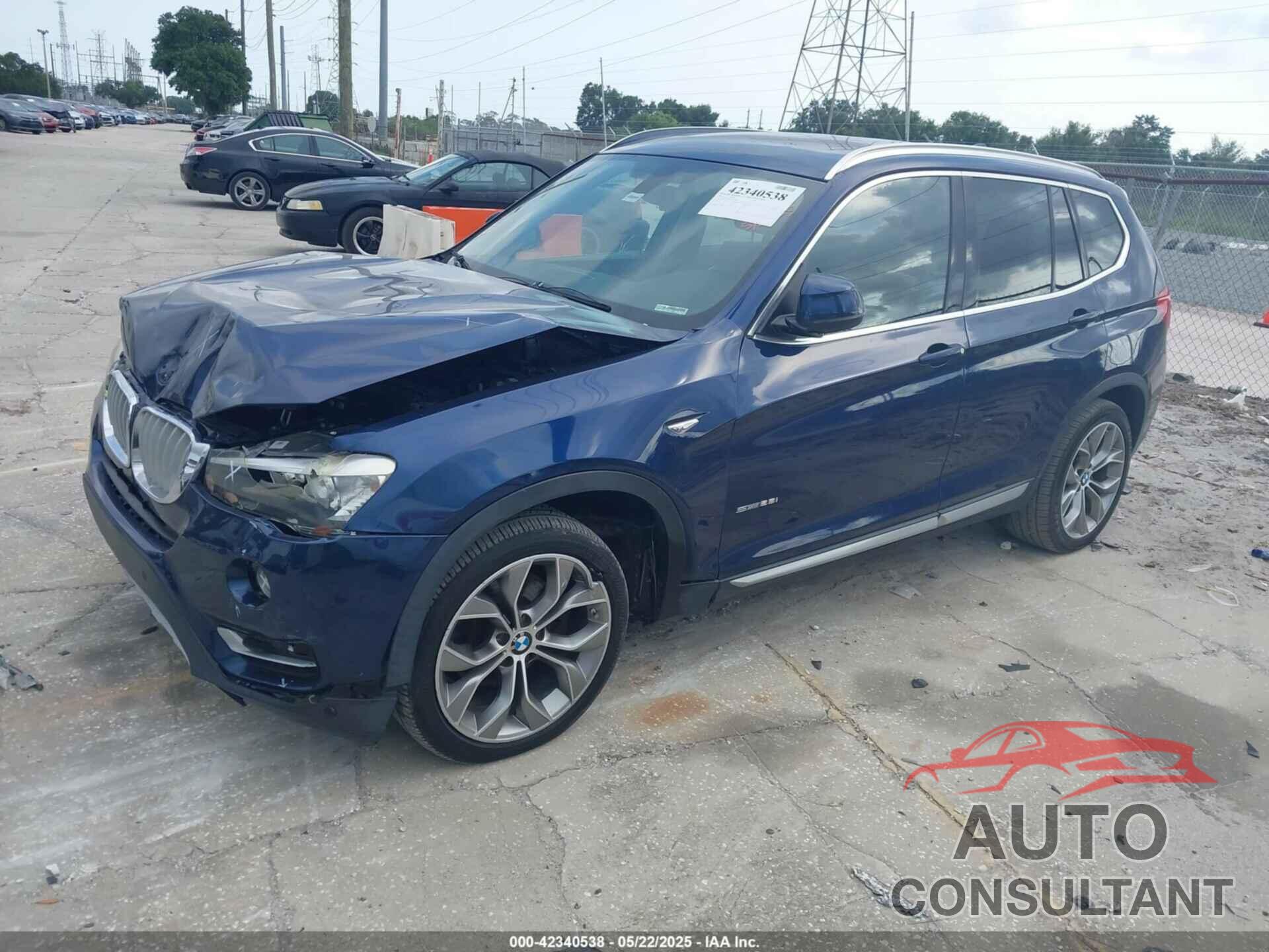 BMW X3 2016 - 5UXWZ7C58G0M83746