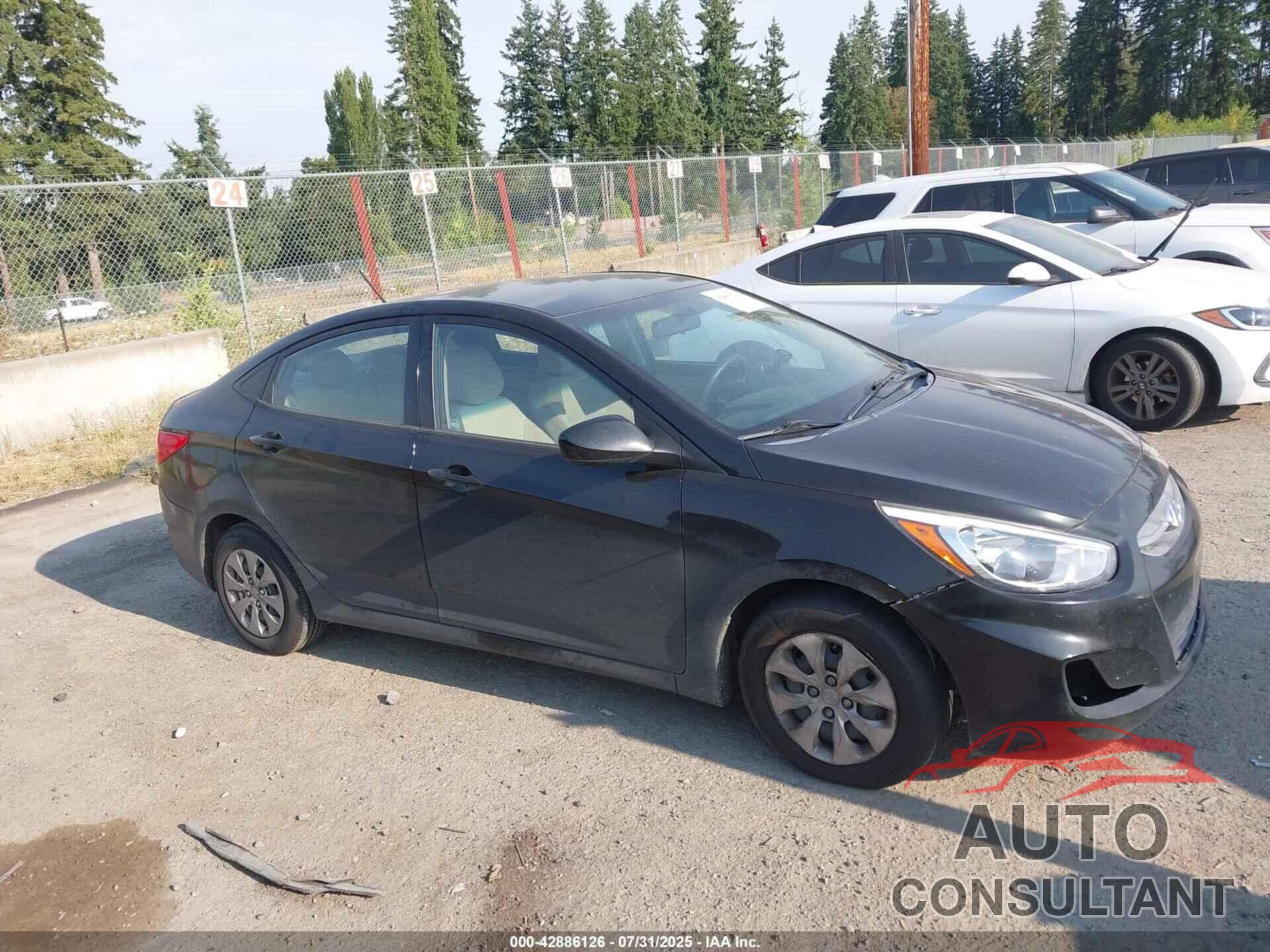 HYUNDAI ACCENT 2016 - KMHCT4AE5GU113687