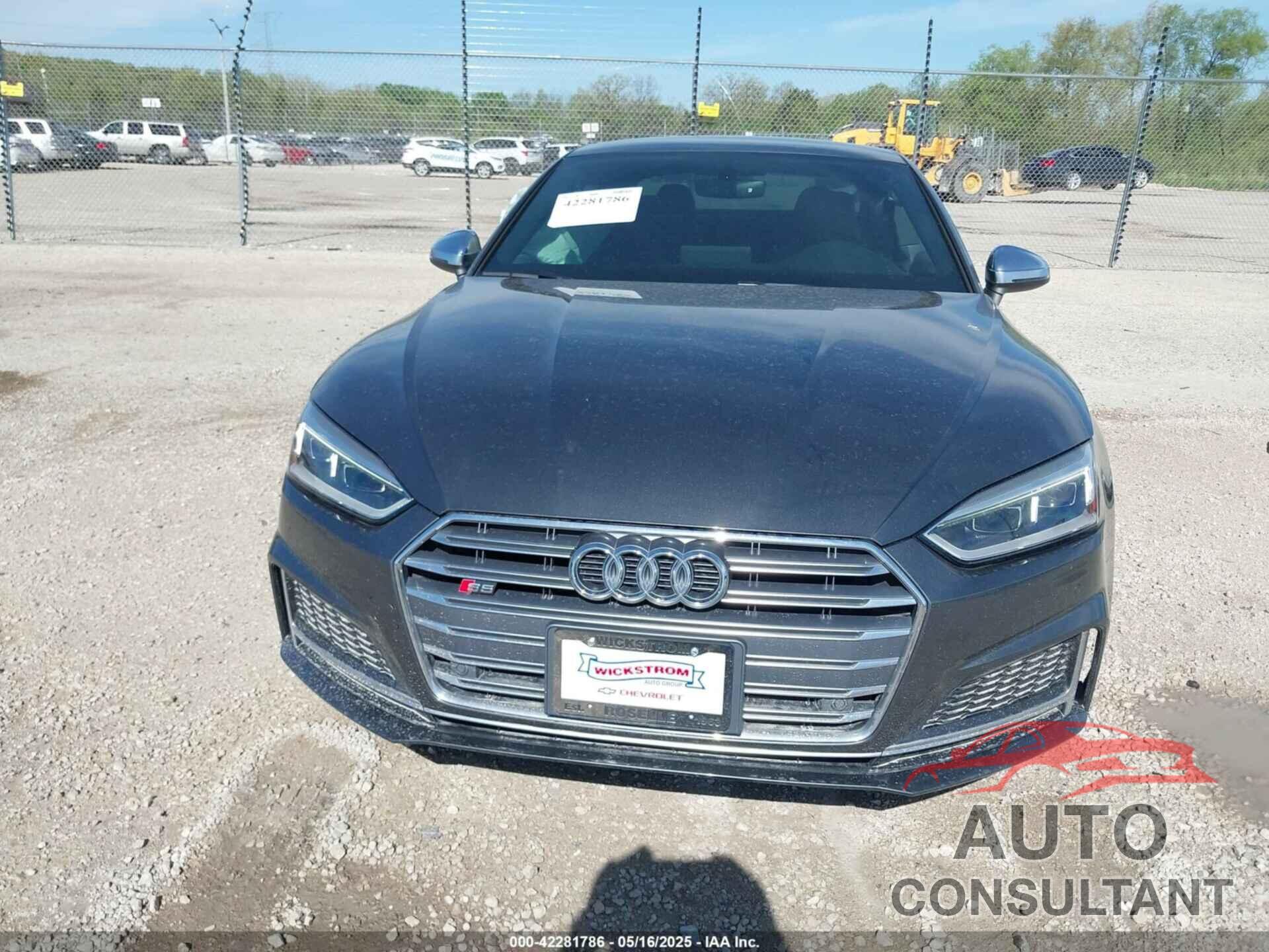 AUDI S5 2018 - WAUP4AF51JA089985