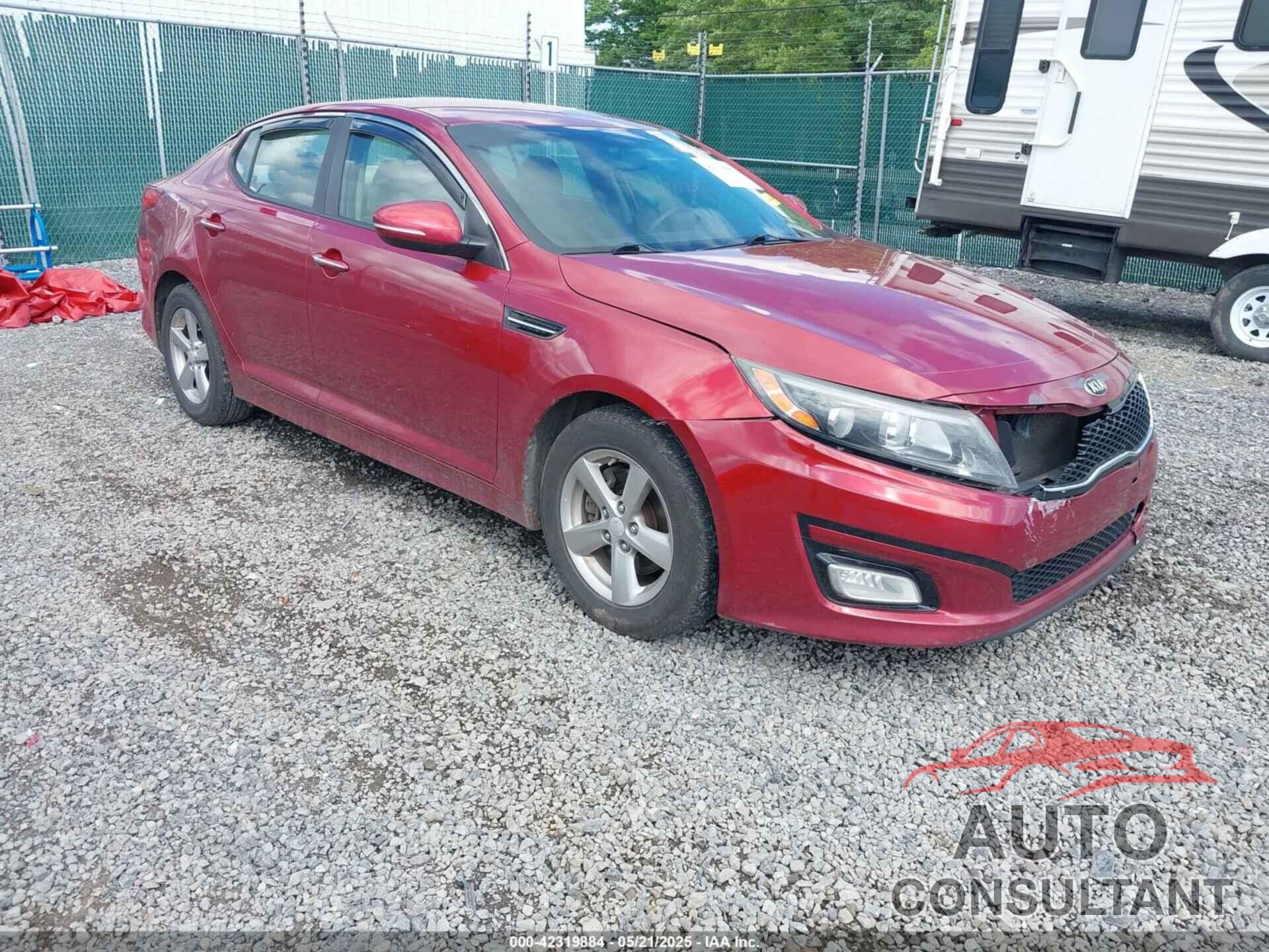 KIA OPTIMA 2014 - 5XXGM4A72EG299728