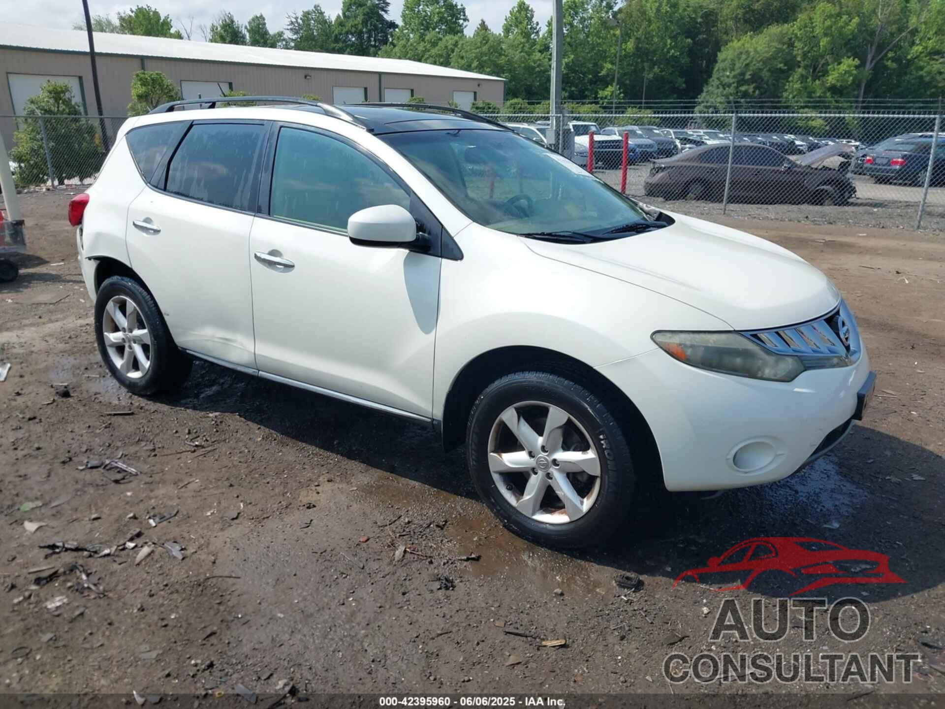 NISSAN MURANO 2009 - JN8AZ18W39W160221