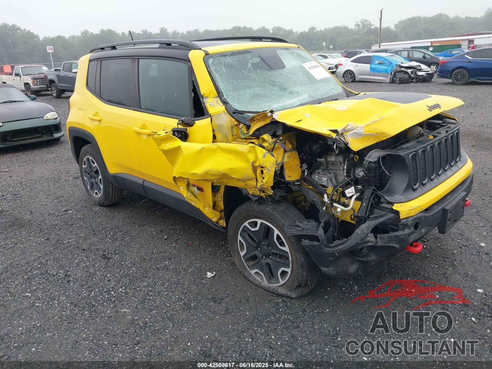 JEEP RENEGADE 2017 - ZACCJBCB2HPF74091