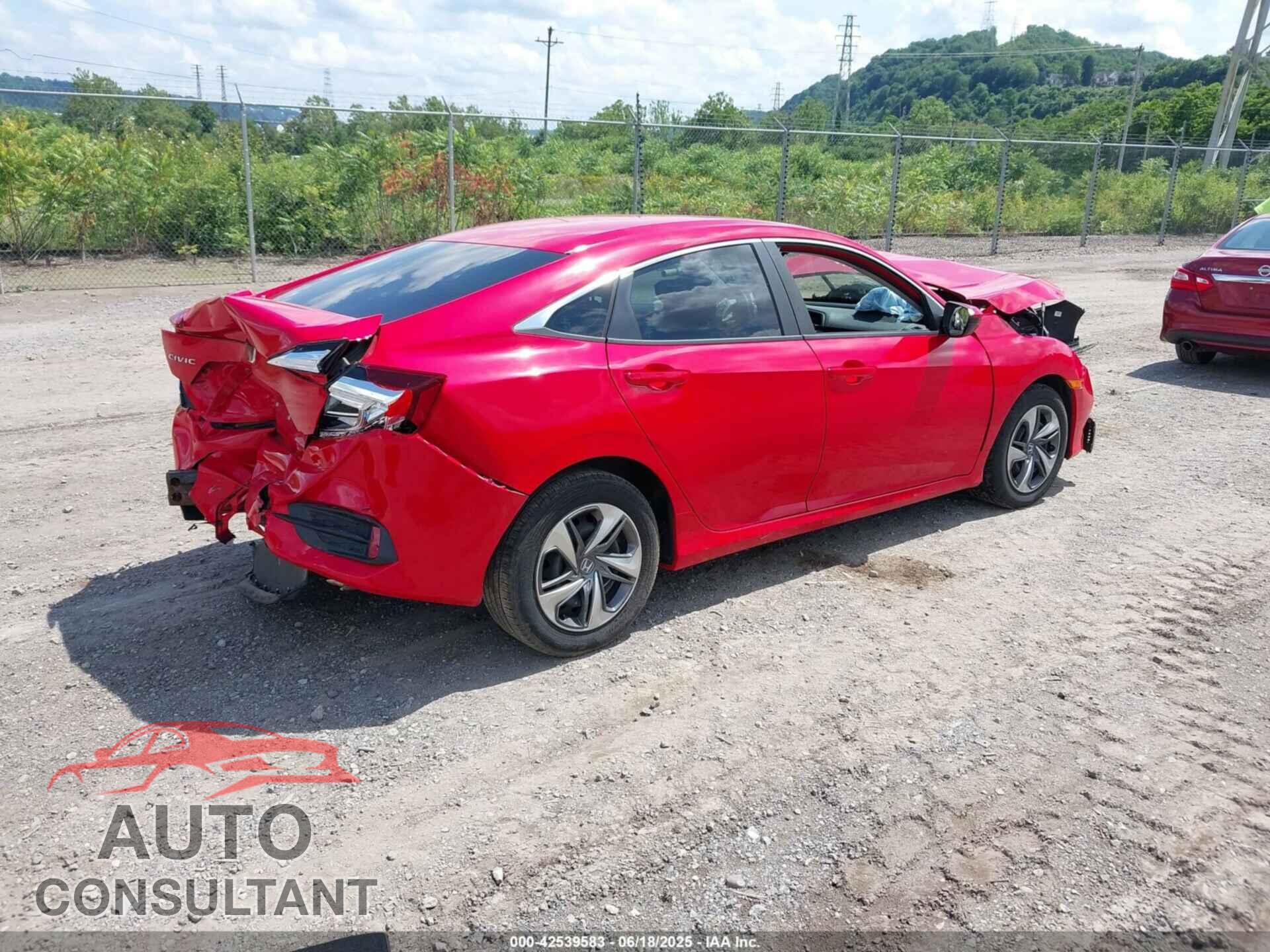 HONDA CIVIC 2019 - 2HGFC2F61KH567603